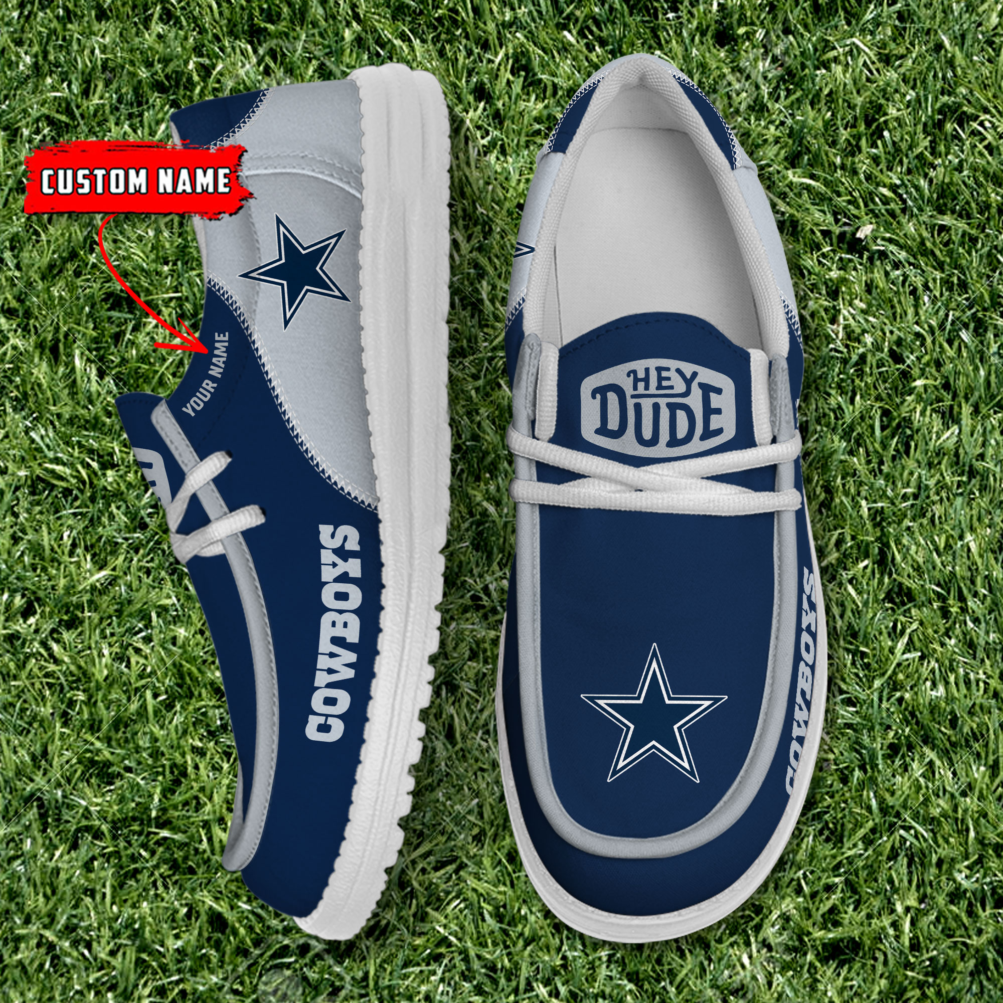 footwearelite dallas cowboys custom name hey dude shoes qhbkx