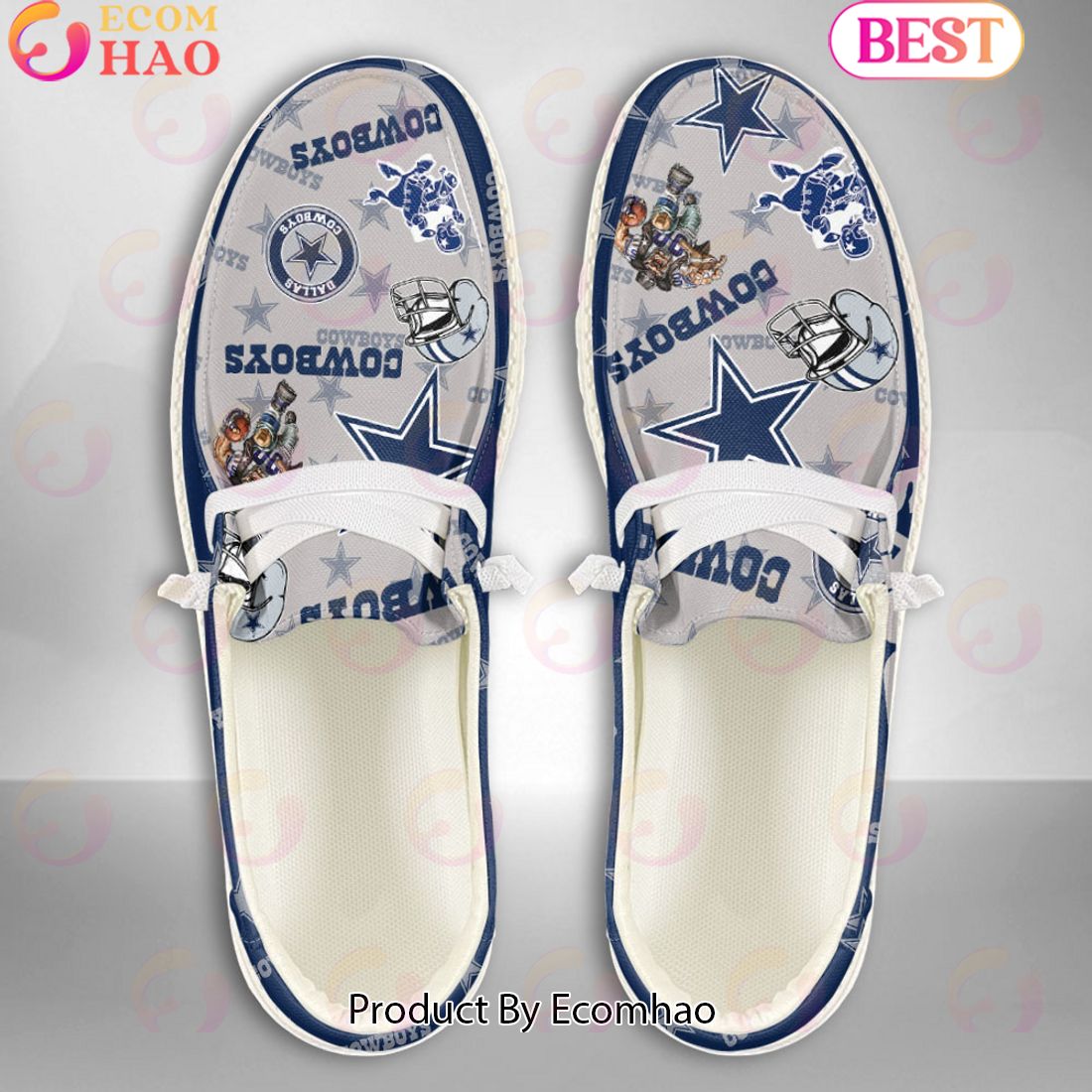 footwearelite dallas cowboys custom name hey dude shoes rcyen