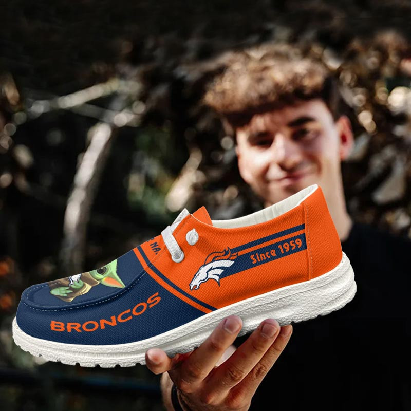 footwearelite denver broncos custom name hey dude shoes osclr