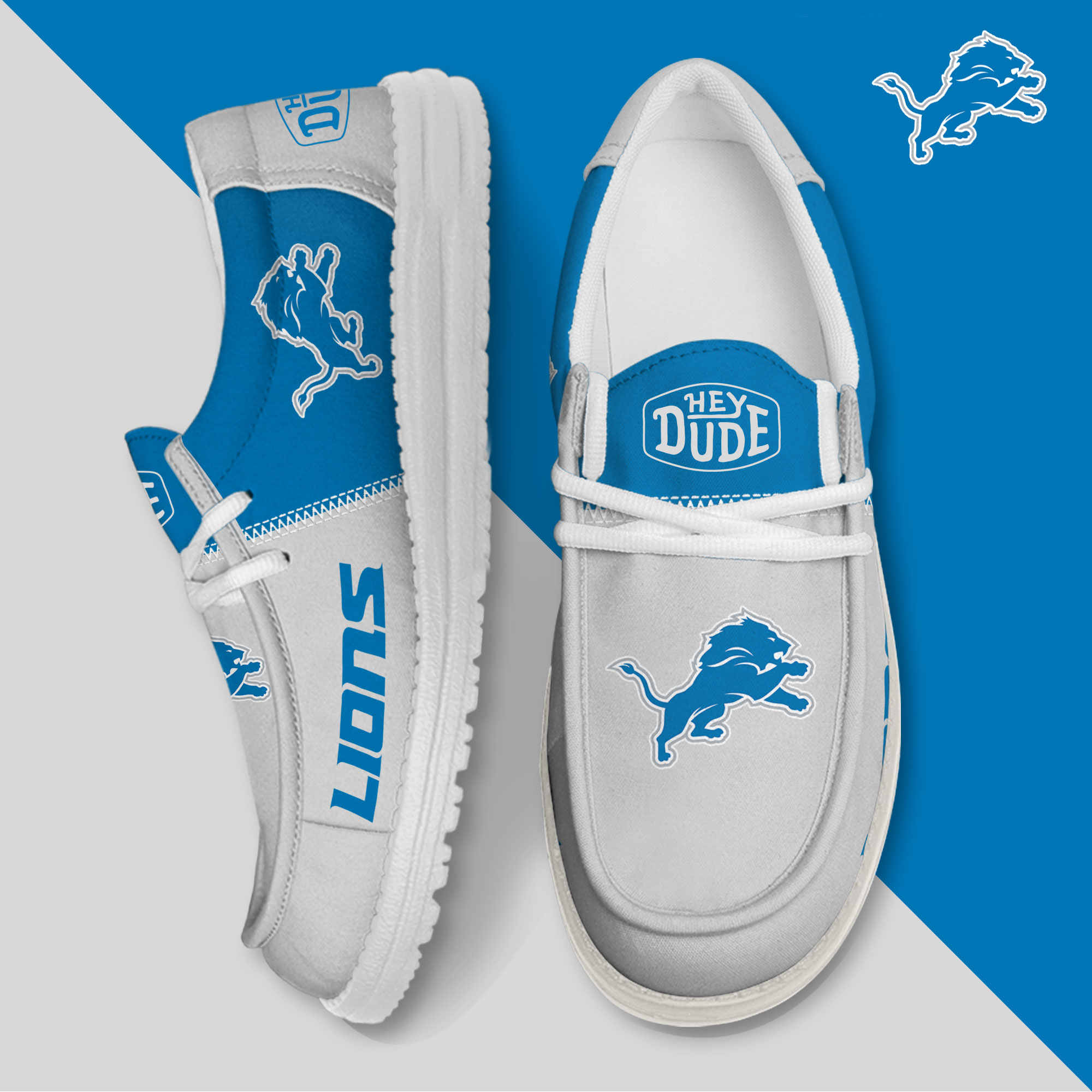 footwearelite detroit lions custom name hey dude shoes dbkdn