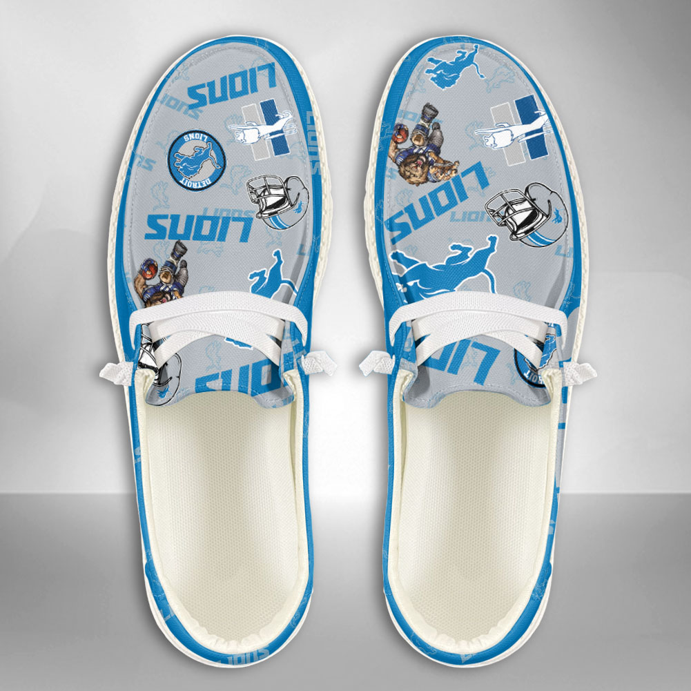 footwearelite detroit lions custom name hey dude shoes sxqnv