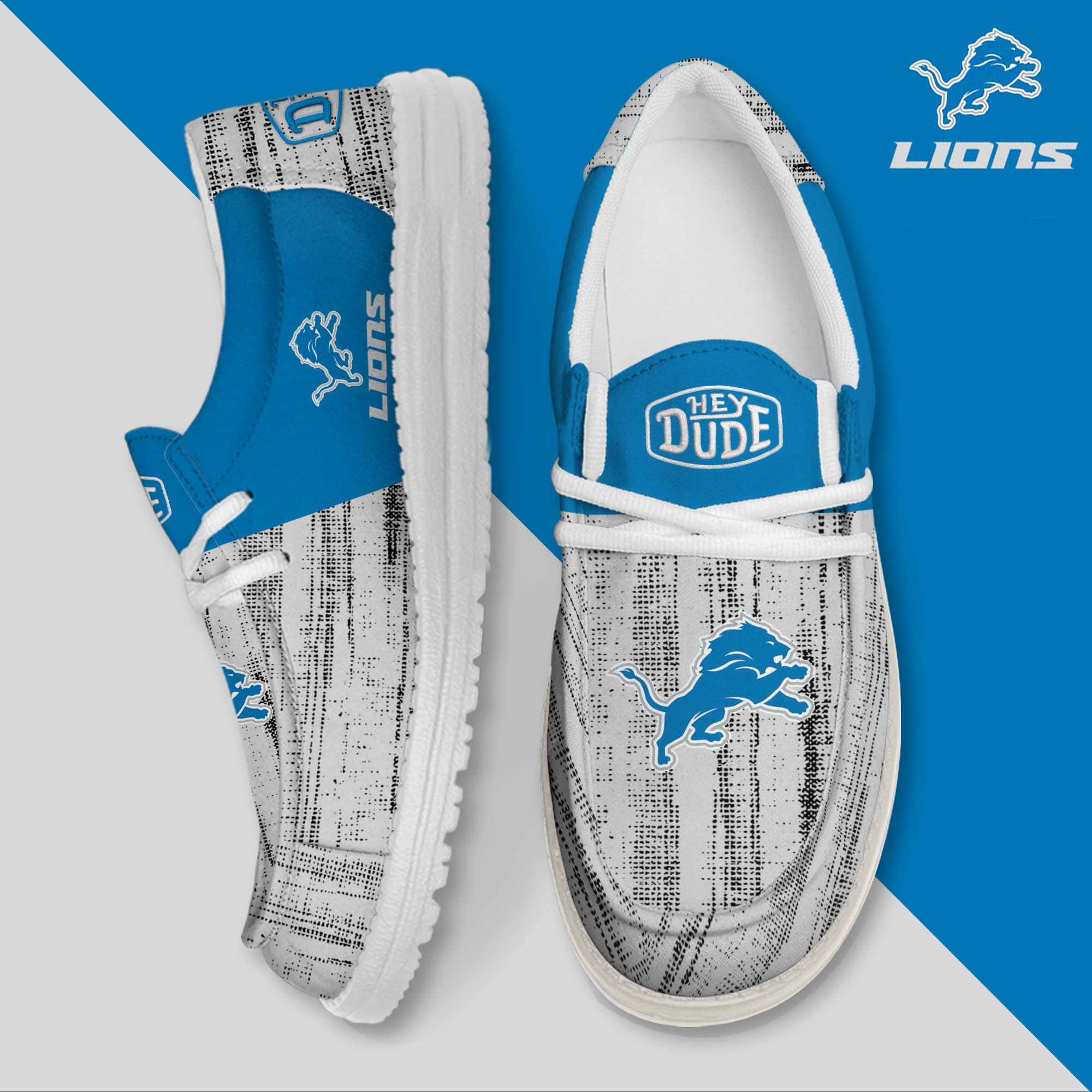 footwearelite detroit lions custom name hey dude shoes zdfg7