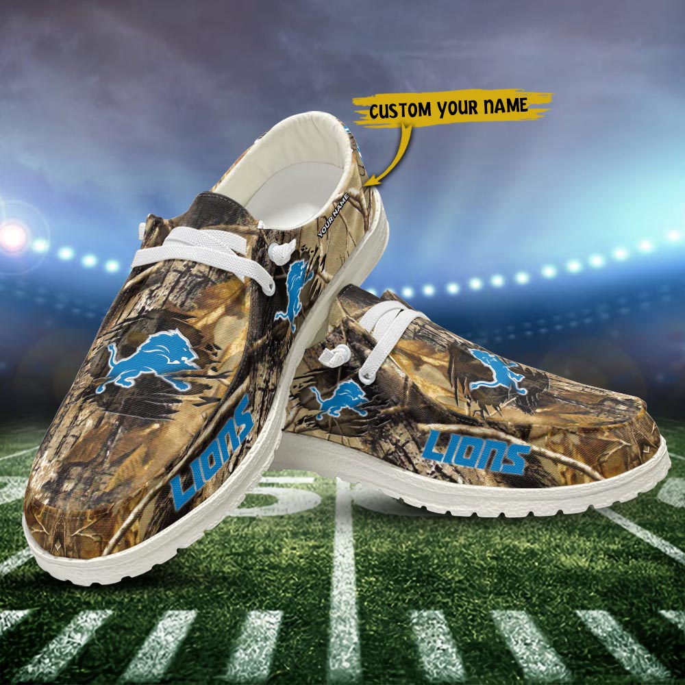 footwearelite detroit lions personalized hey dude shoes for men and women ls5of