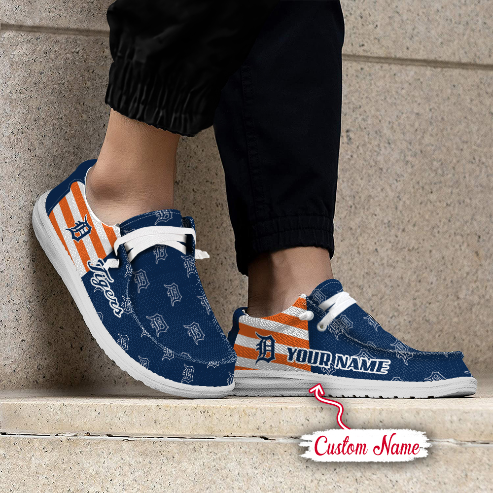 footwearelite detroit tigers custom name hey dude shoes zggnw