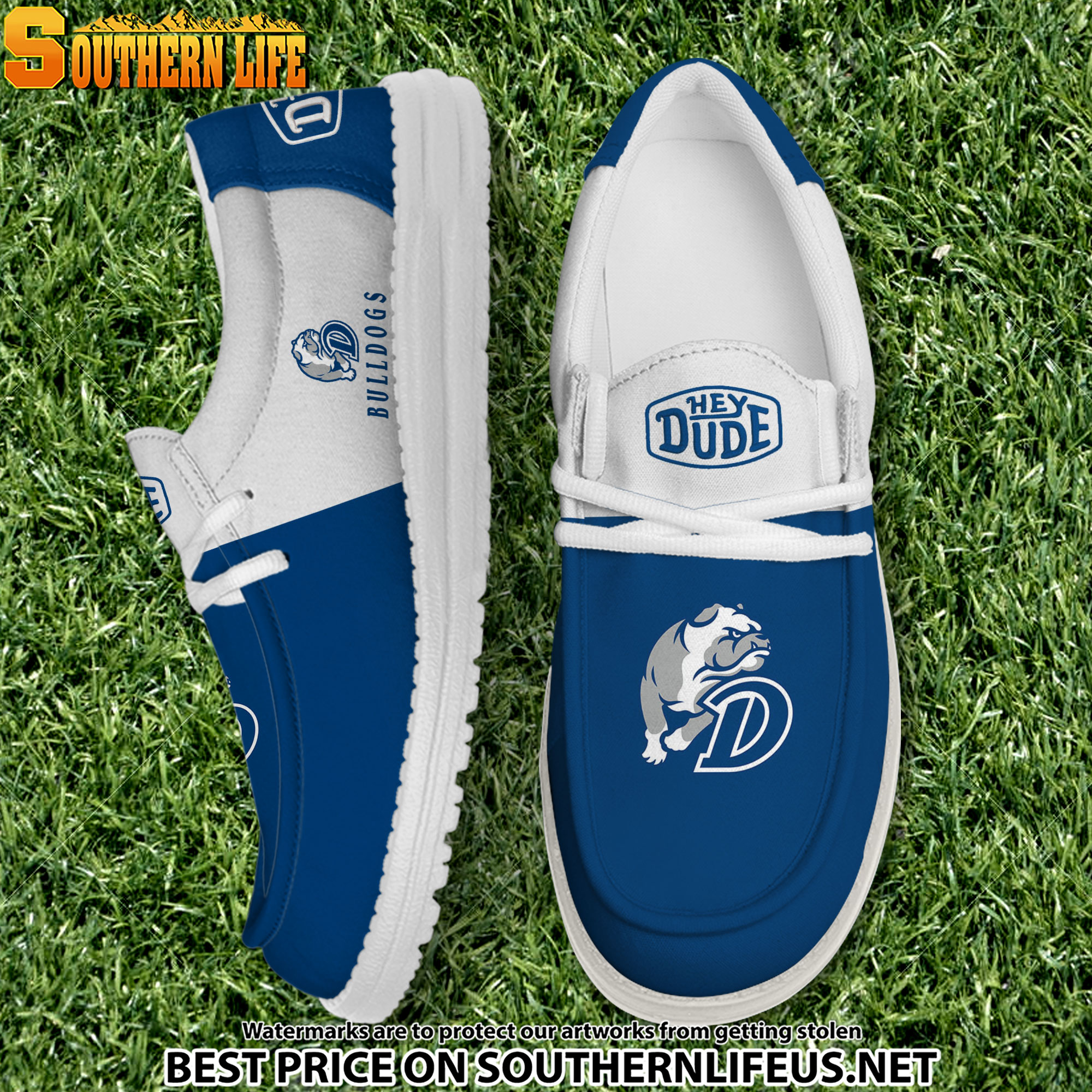 footwearelite drake bulldogs custom name hey dude shoes moxya