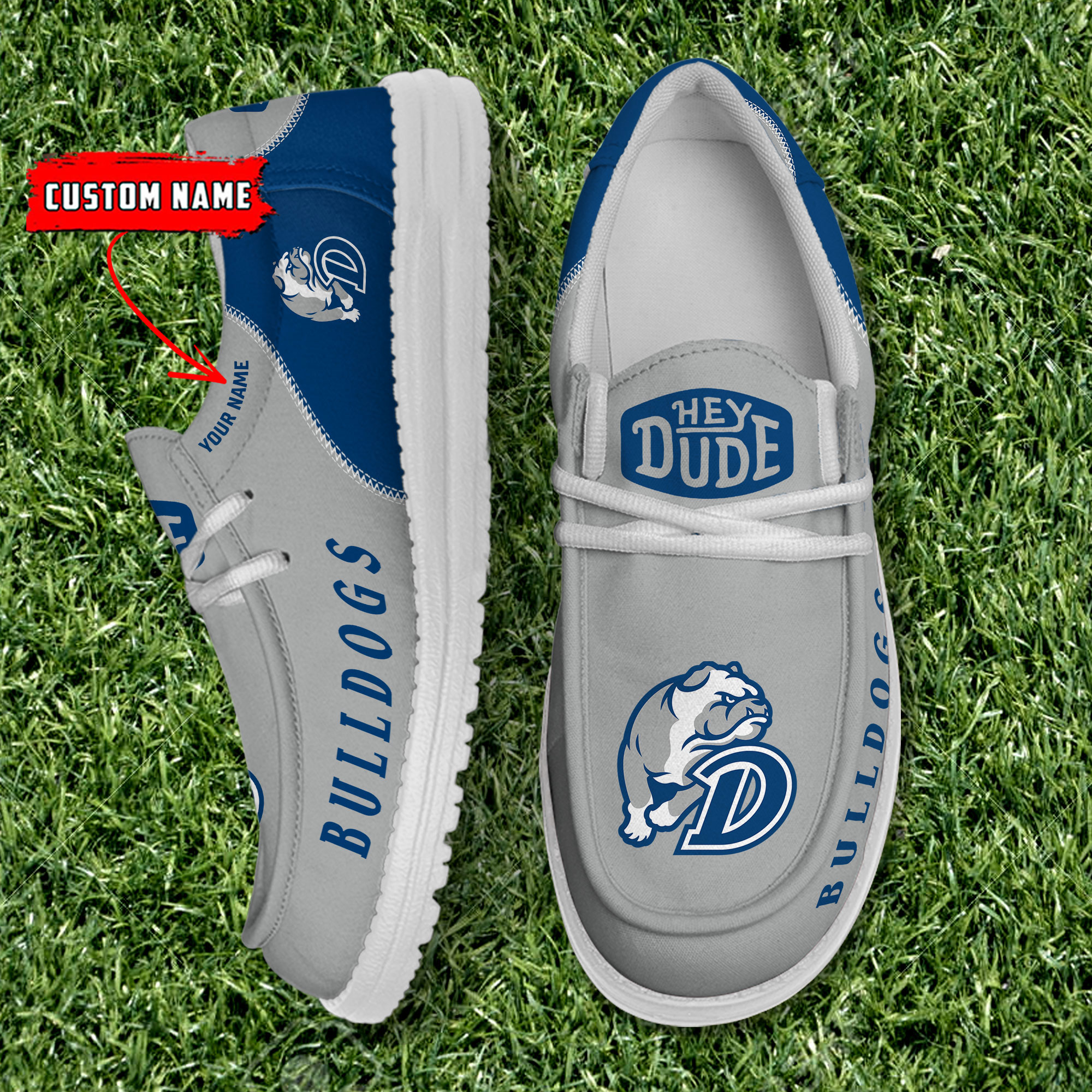 footwearelite drake bulldogs custom name hey dude shoes vyz5d