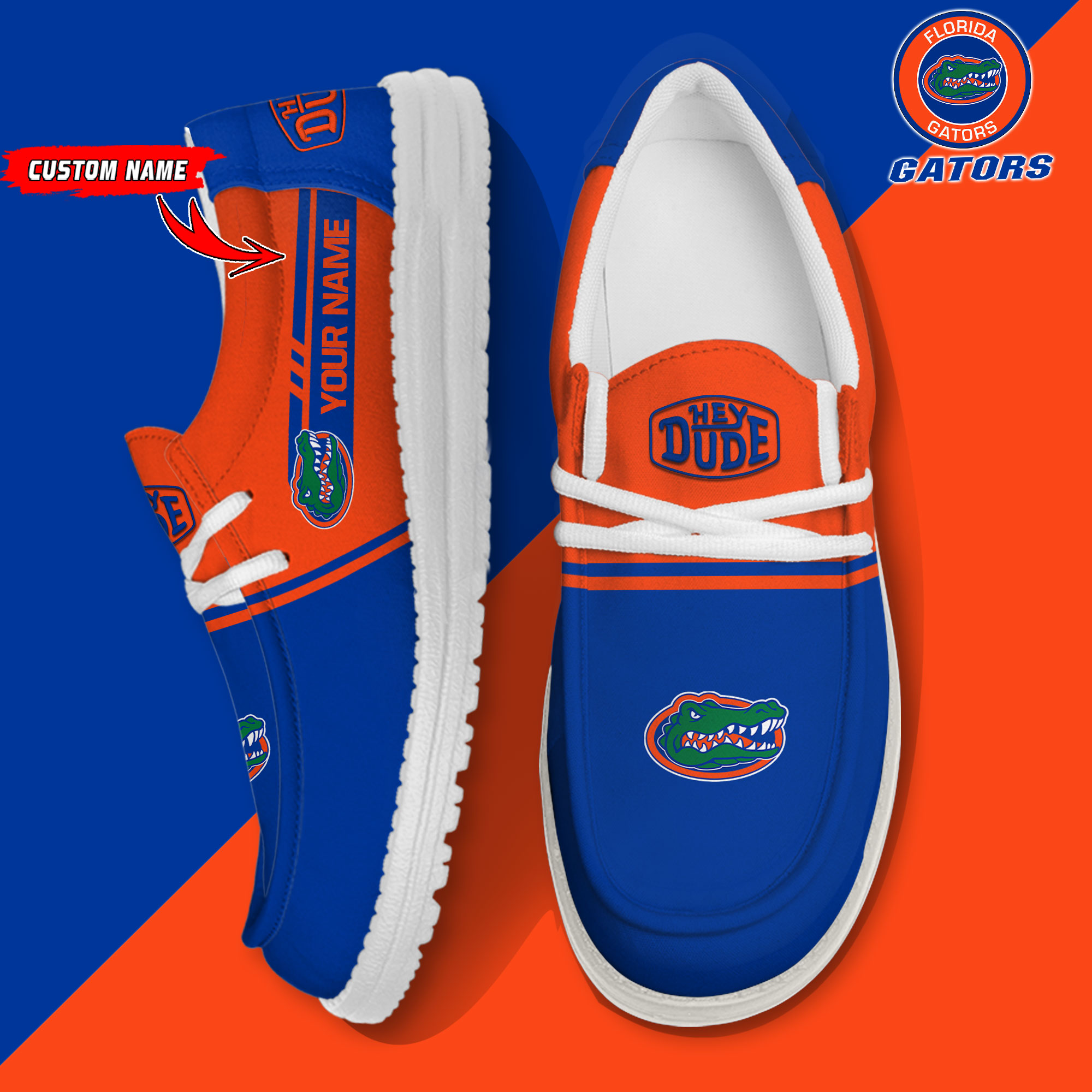 footwearelite florida gators custom name hey dude shoes 1wswi