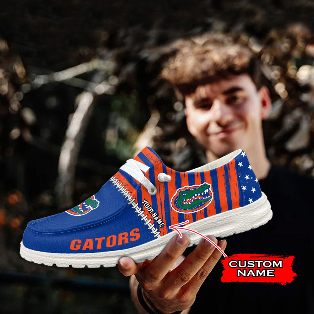 footwearelite florida gators custom name hey dude shoes 2mnil