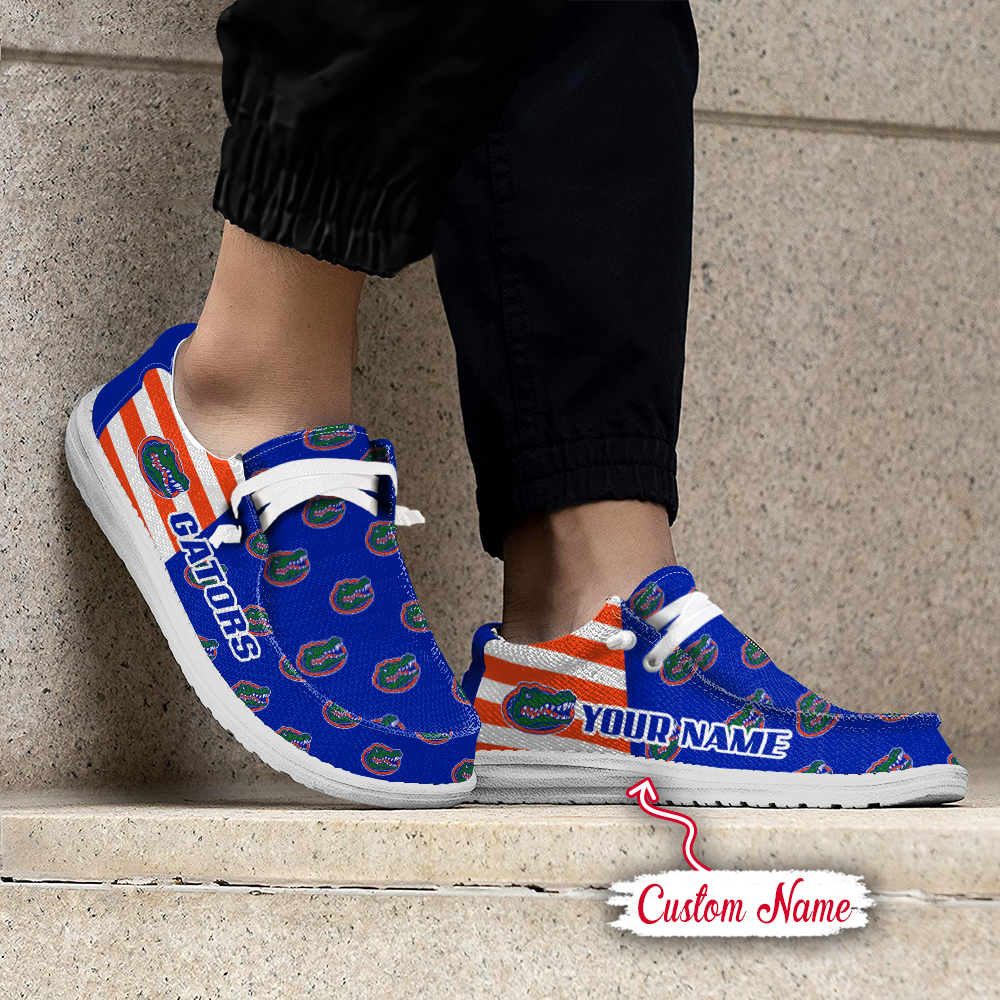 footwearelite florida gators custom name hey dude shoes hng3l