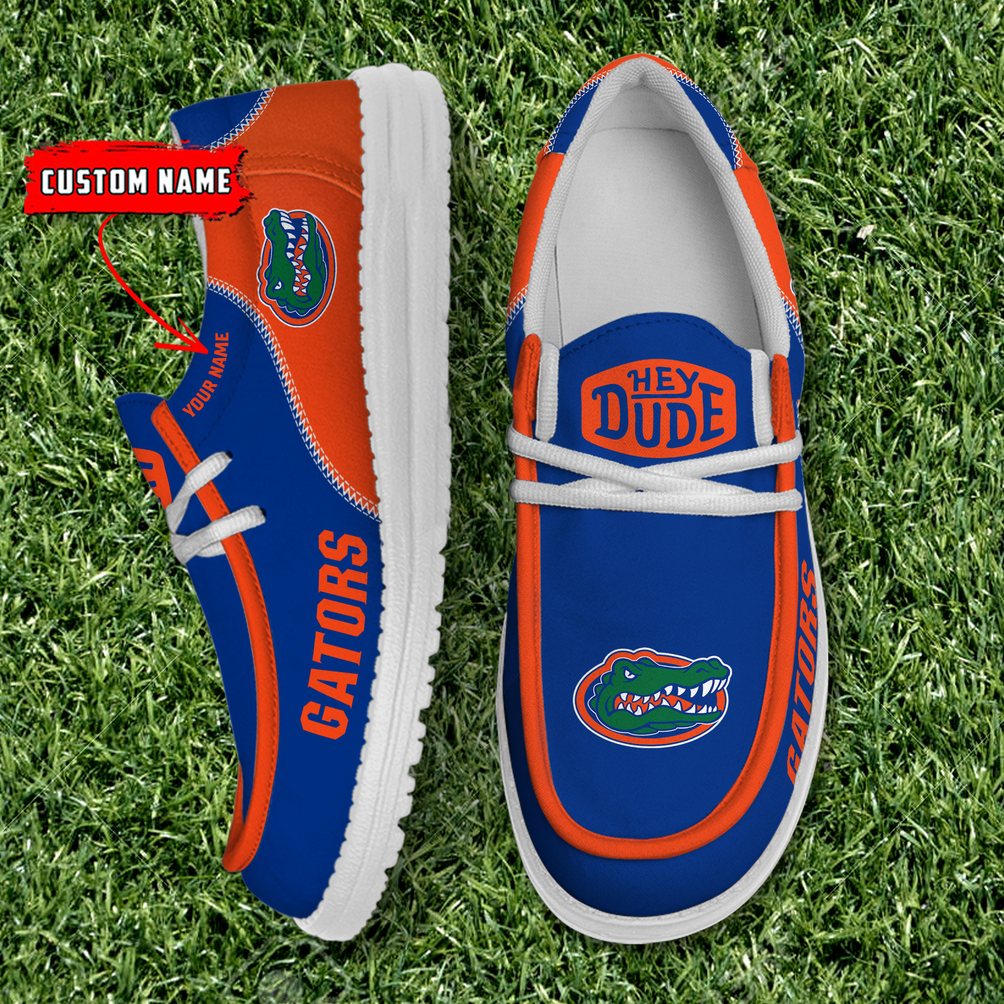 footwearelite florida gators custom name hey dude shoes lliec