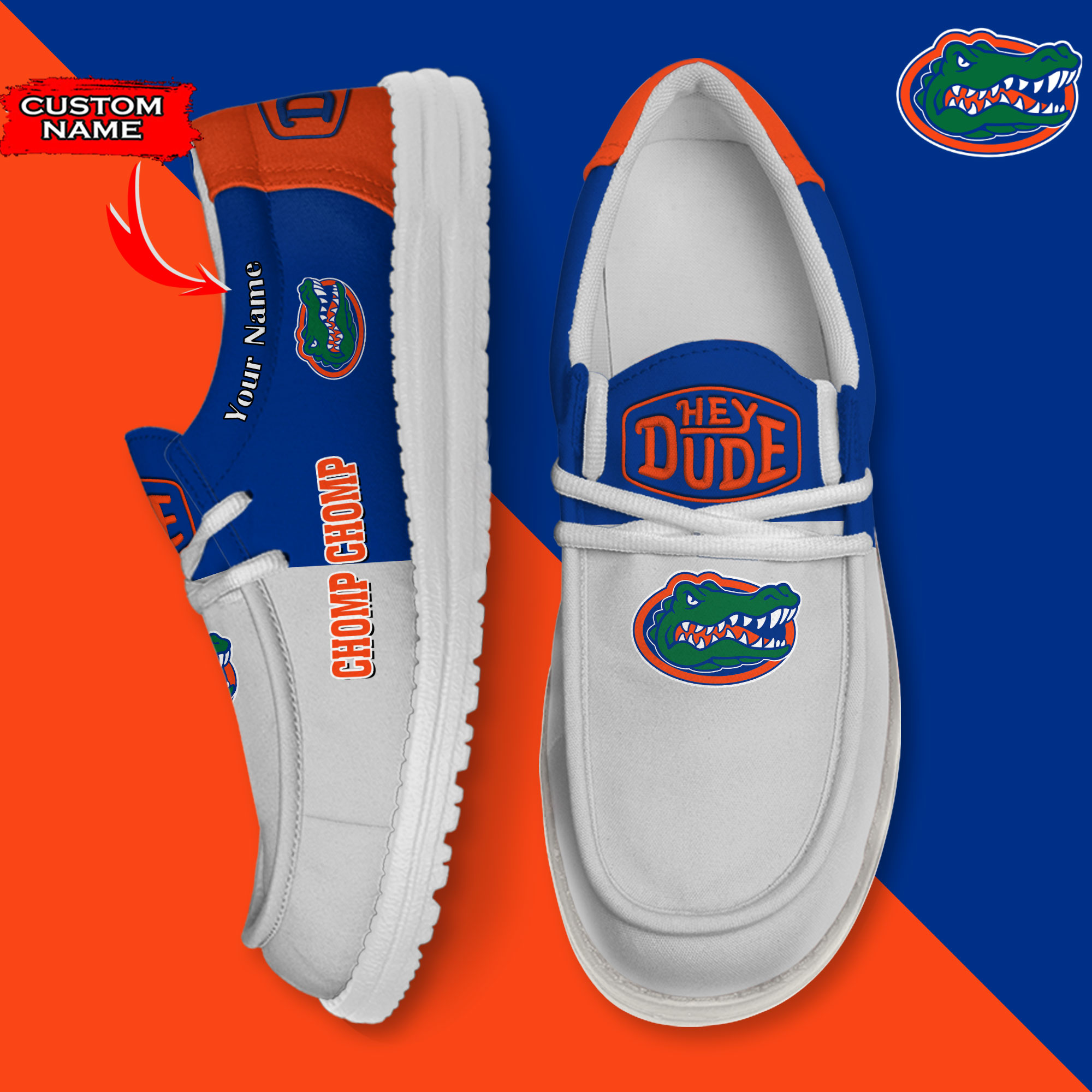 footwearelite florida gators custom name hey dude shoes njbhj