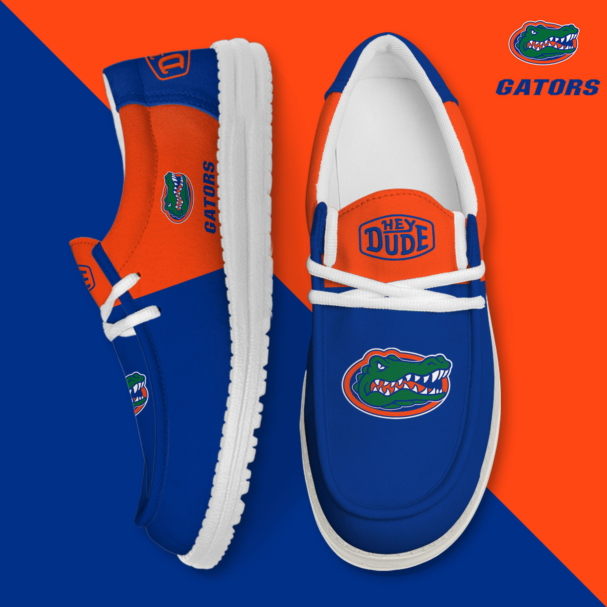 footwearelite florida gators custom name hey dude shoes xxl46