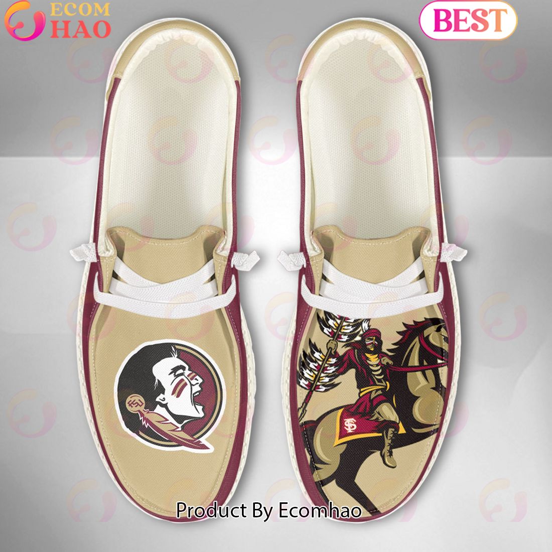 footwearelite florida state seminoles custom name hey dude shoes ciljr