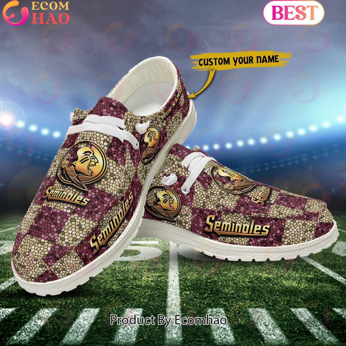 footwearelite florida state seminoles custom name hey dude shoes gx1t2