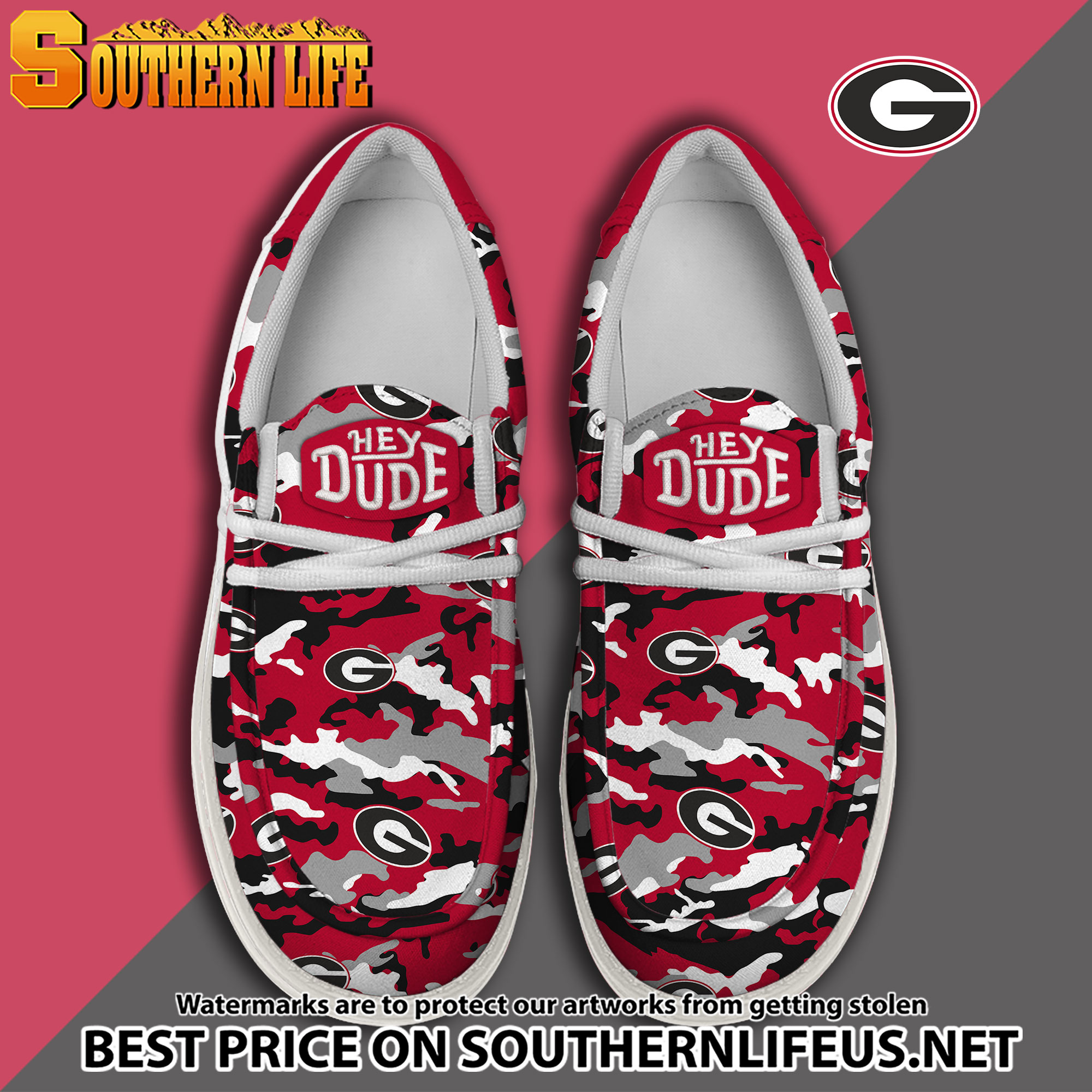 footwearelite georgia bulldogs custom name hey dude shoes lnbpp