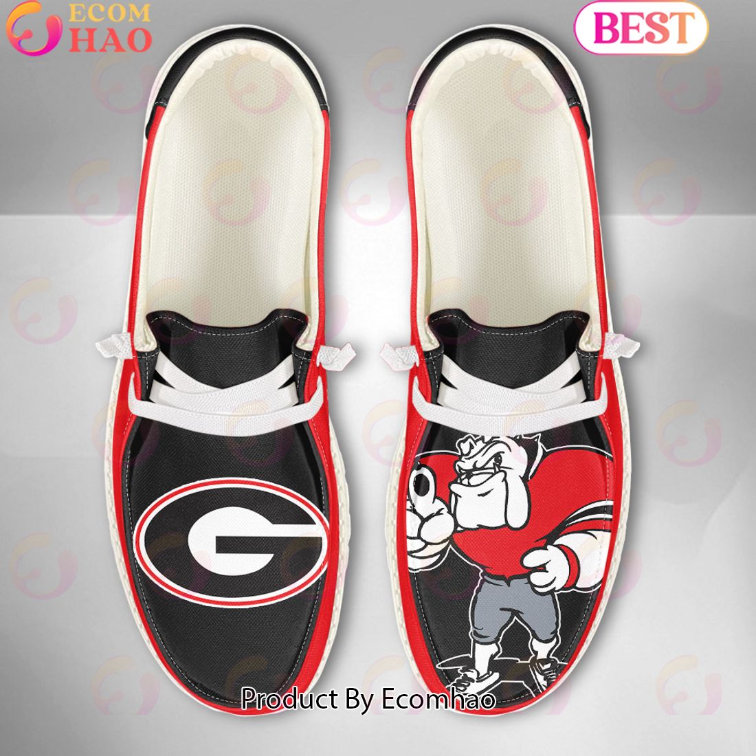 footwearelite georgia bulldogs custom name hey dude shoes q5fdr