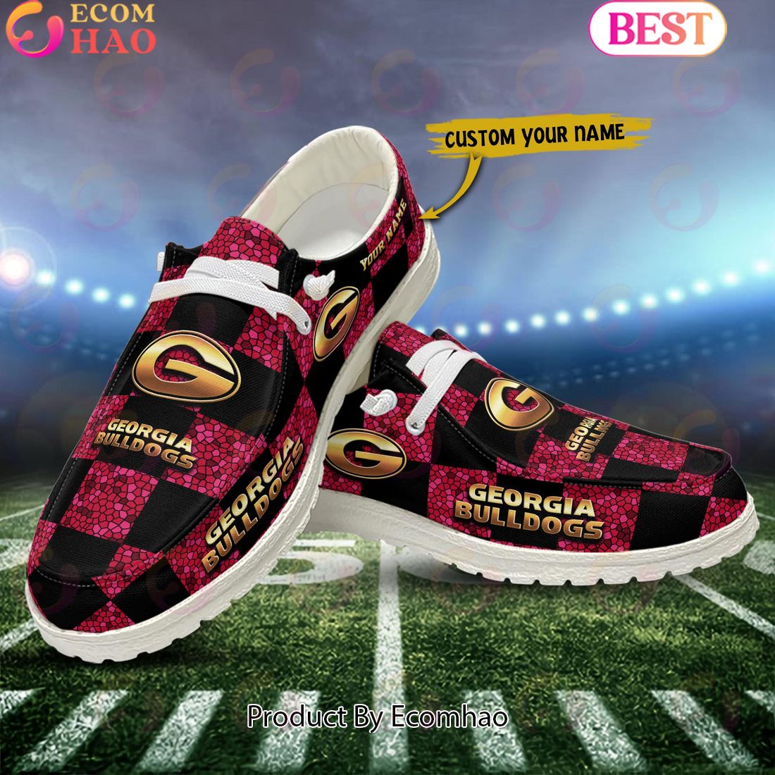 footwearelite georgia bulldogs custom name hey dude shoes wdfxj