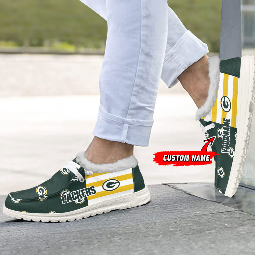 footwearelite green bay packers custom name hey dude shoes nk8cf