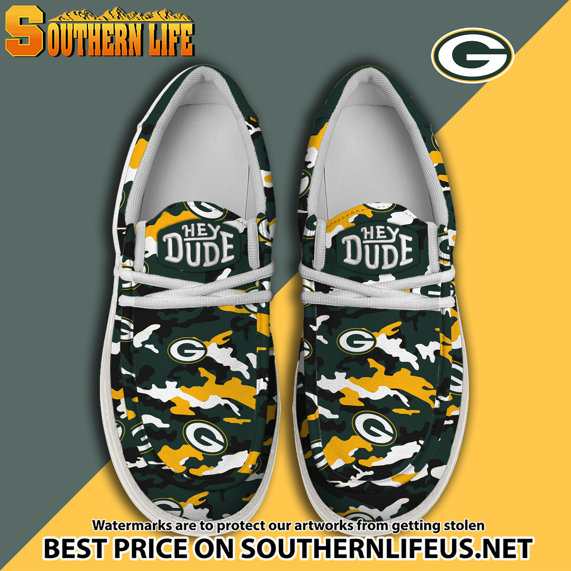 footwearelite green bay packers custom name hey dude shoes tthez