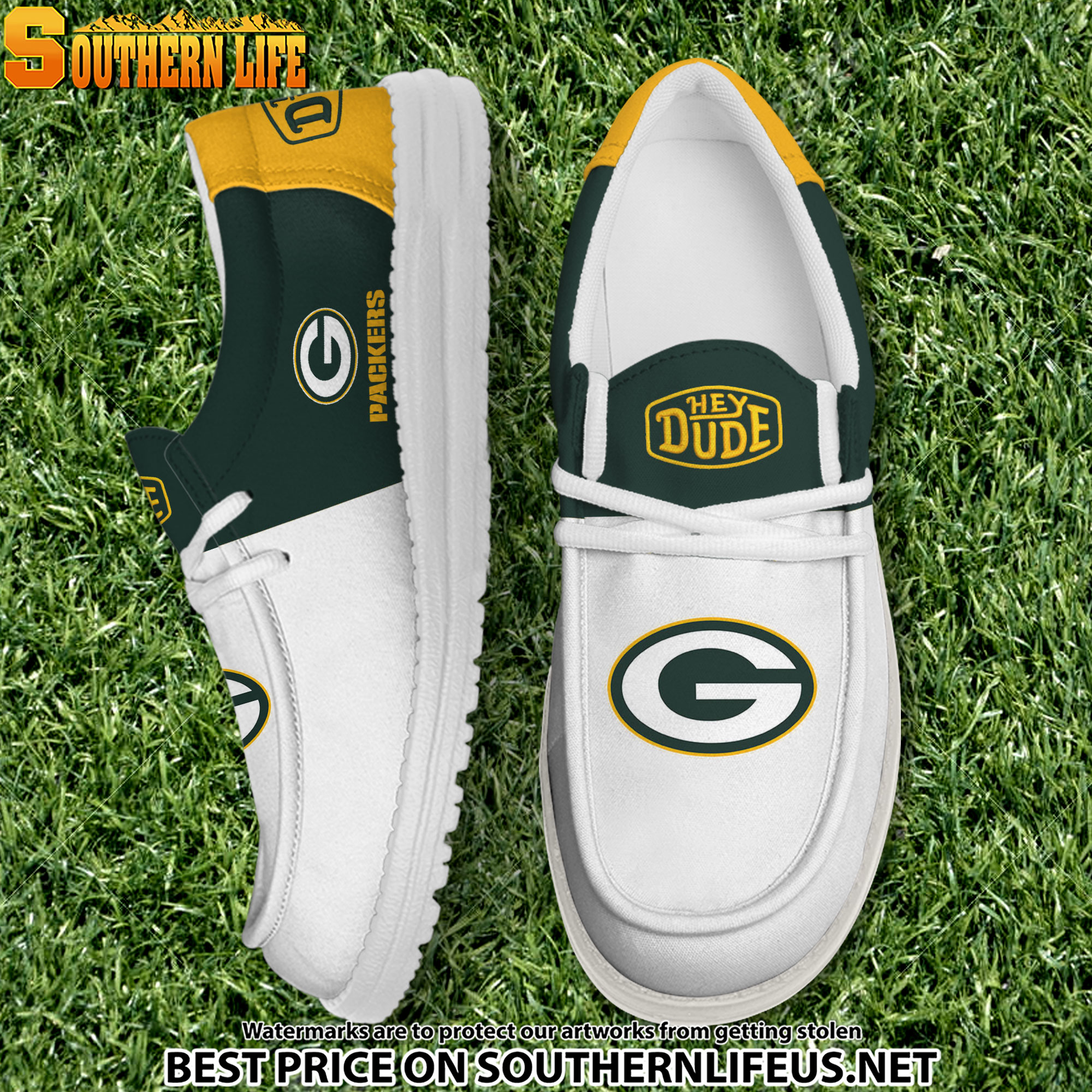 footwearelite green bay packers custom name hey dude shoes u7hb2