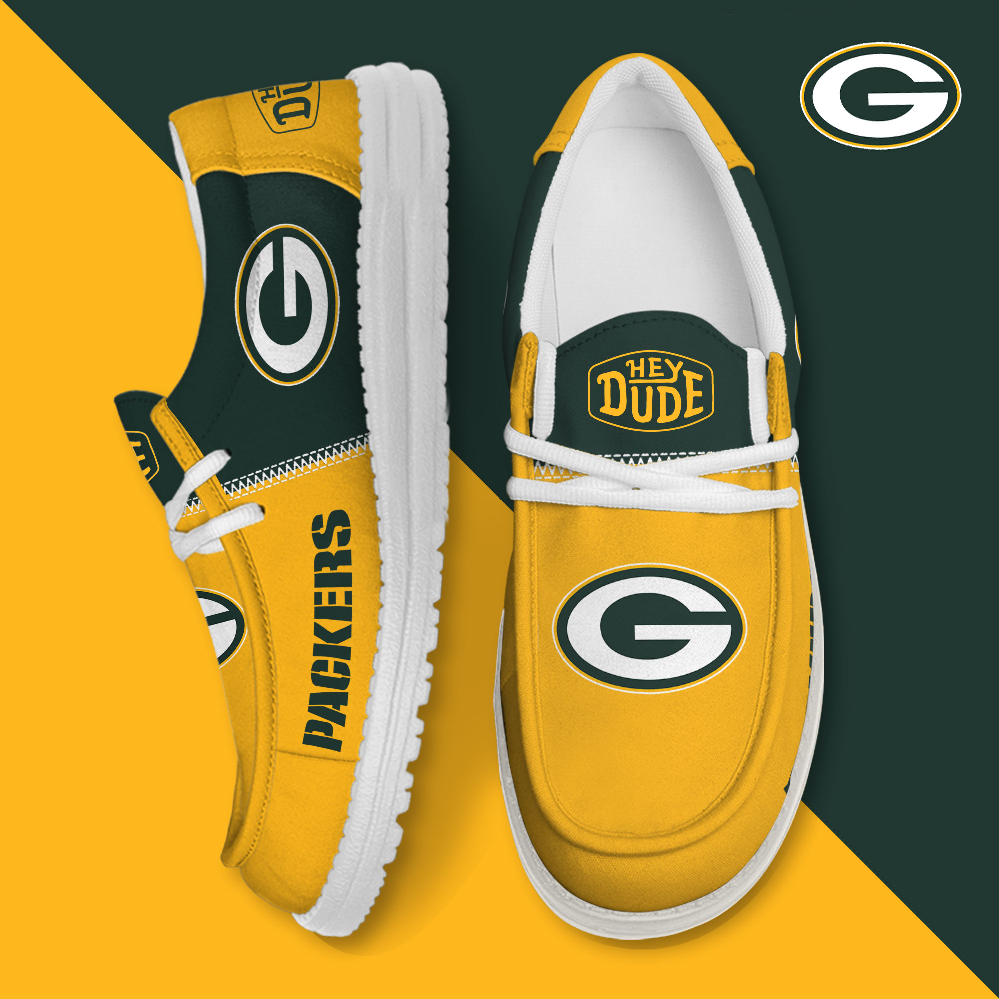 footwearelite green bay packers custom name hey dude shoes udvwv