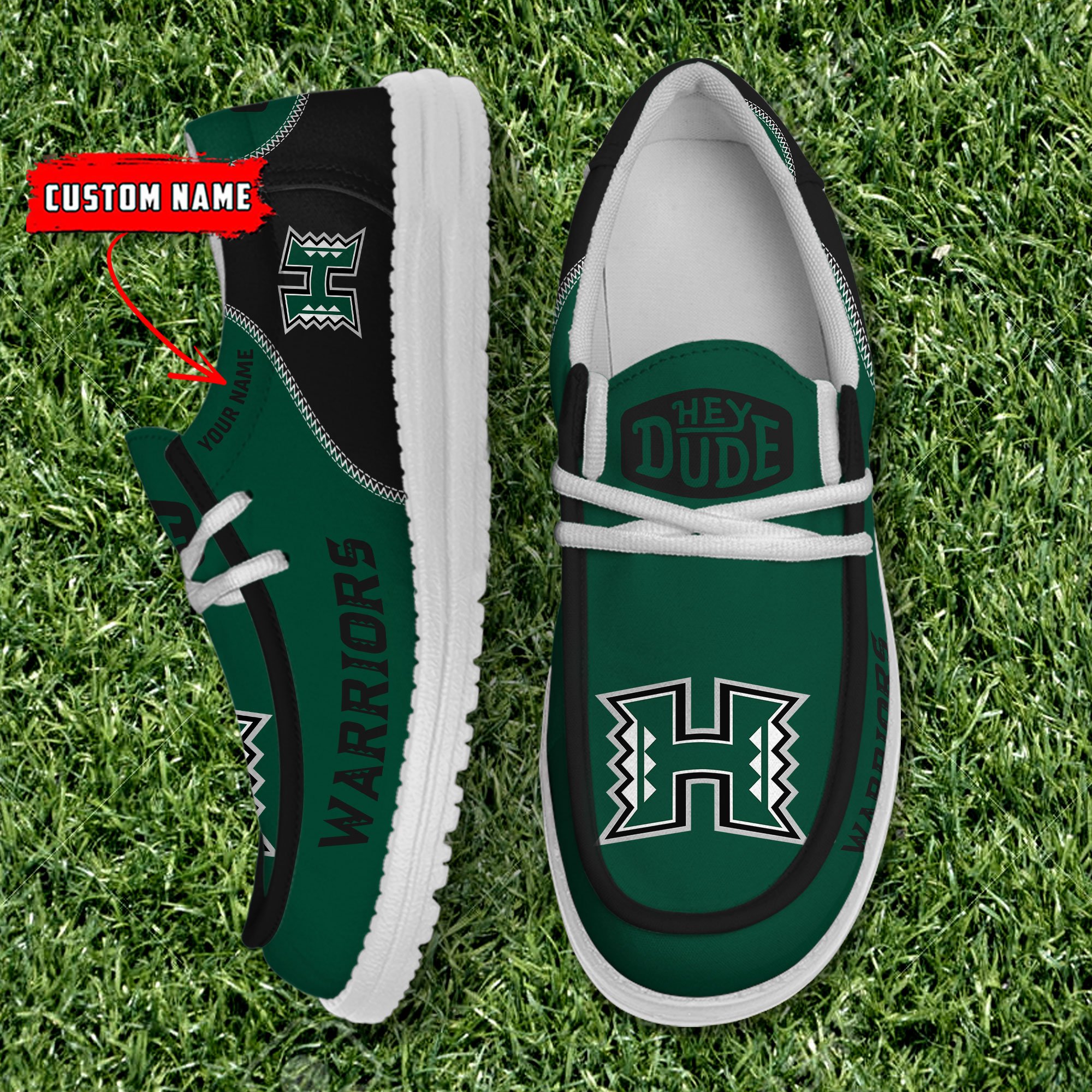 footwearelite hawaii rainbow warriors custom name hey dude shoes k9g0v