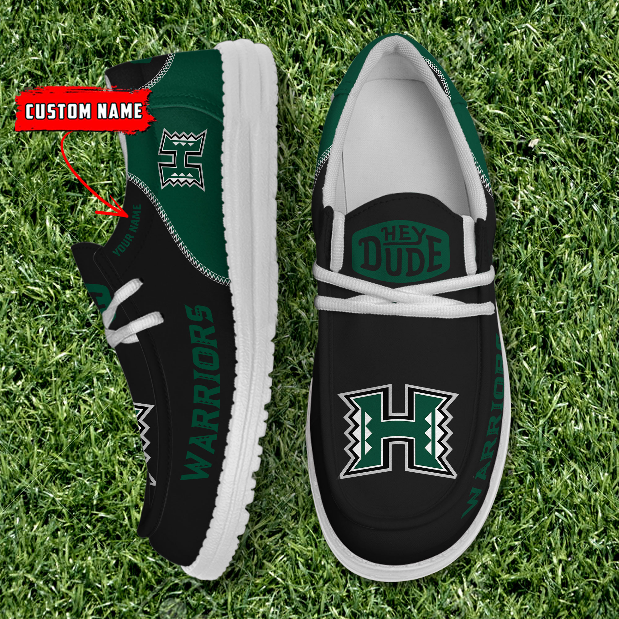 footwearelite hawaii rainbow warriors custom name hey dude shoes txxw2