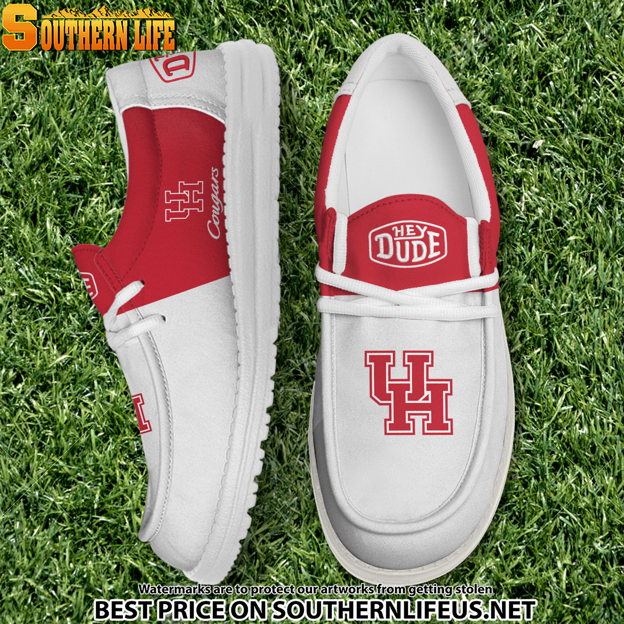 footwearelite houston cougars custom name hey dude shoes kwgfu