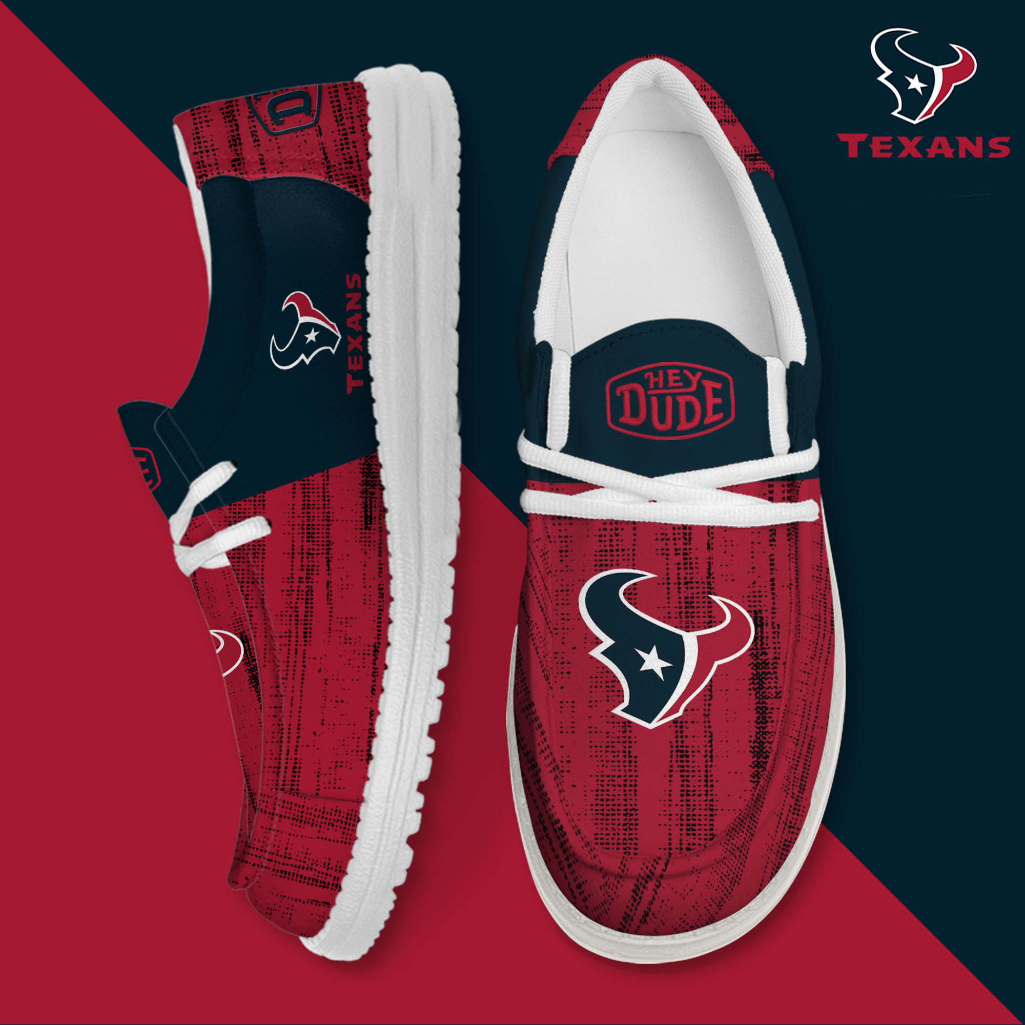 footwearelite houston texans custom name hey dude shoes 5sud3