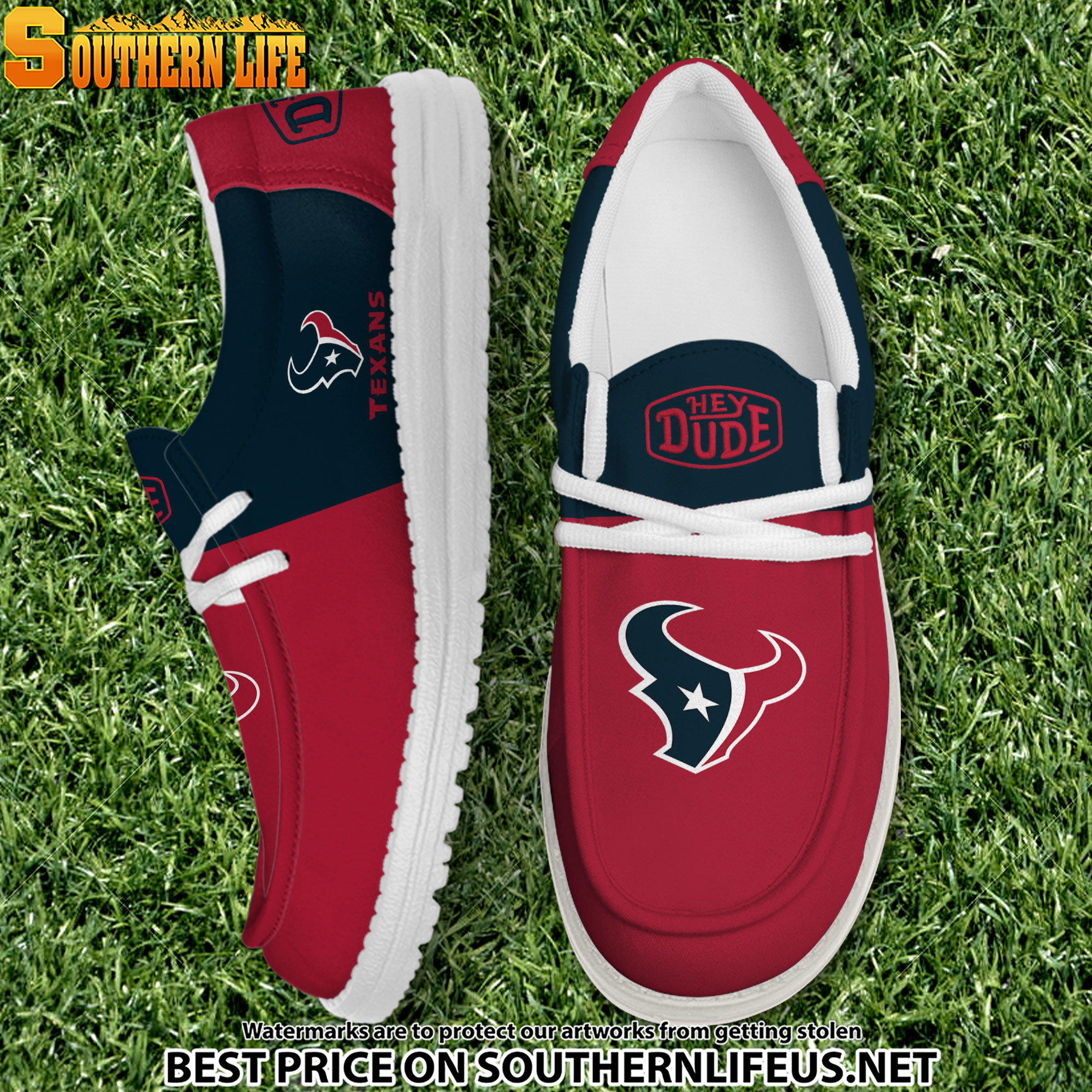 footwearelite houston texans custom name hey dude shoes a8azn