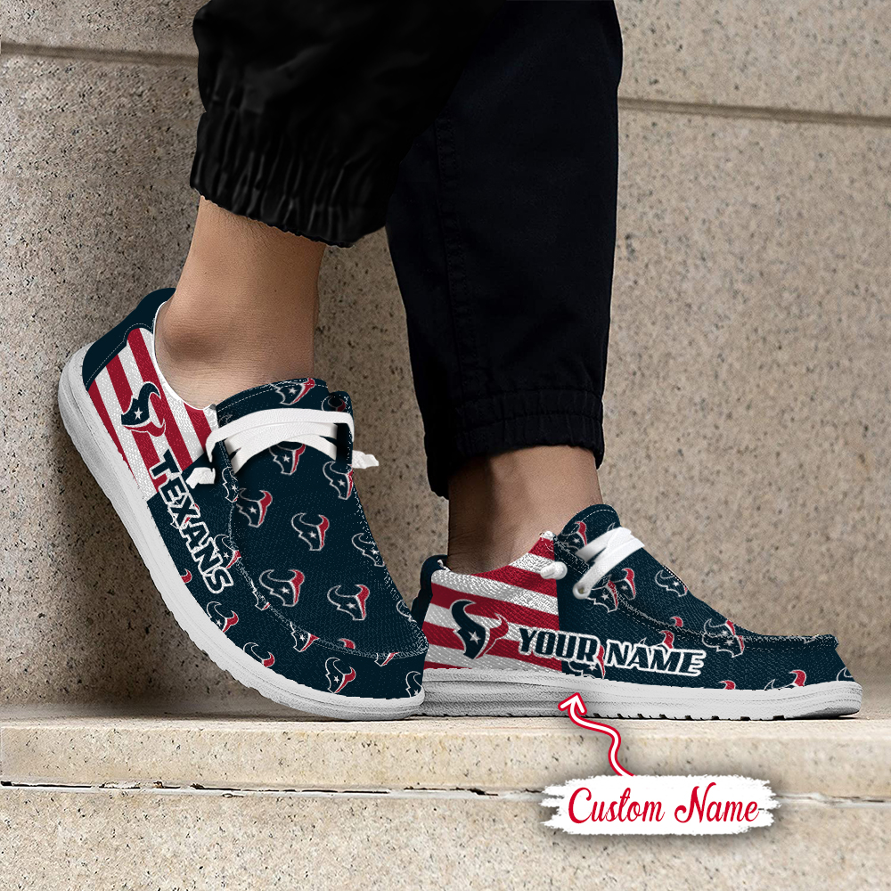 footwearelite houston texans custom name hey dude shoes anbib