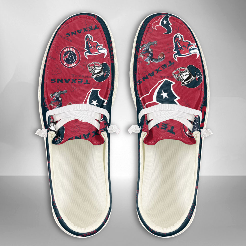 footwearelite houston texans custom name hey dude shoes gnl59