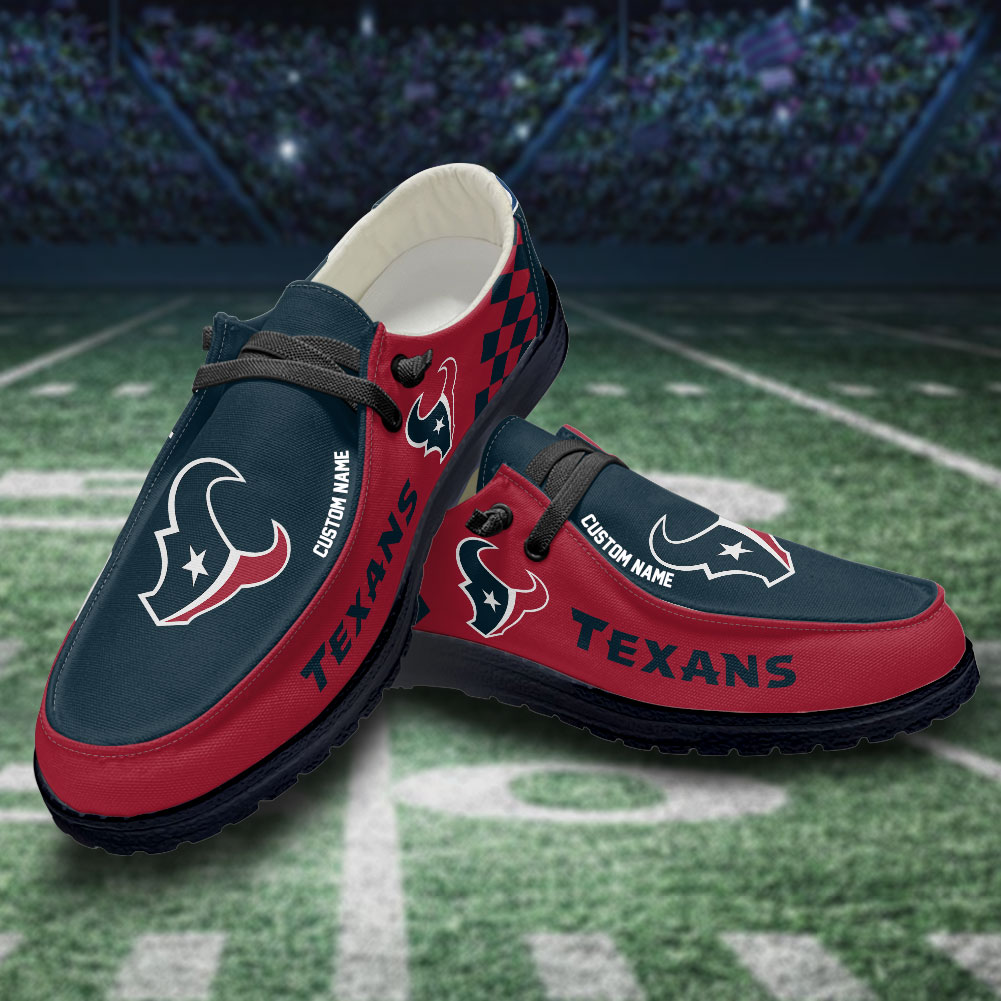 footwearelite houston texans custom name hey dude shoes wbleo