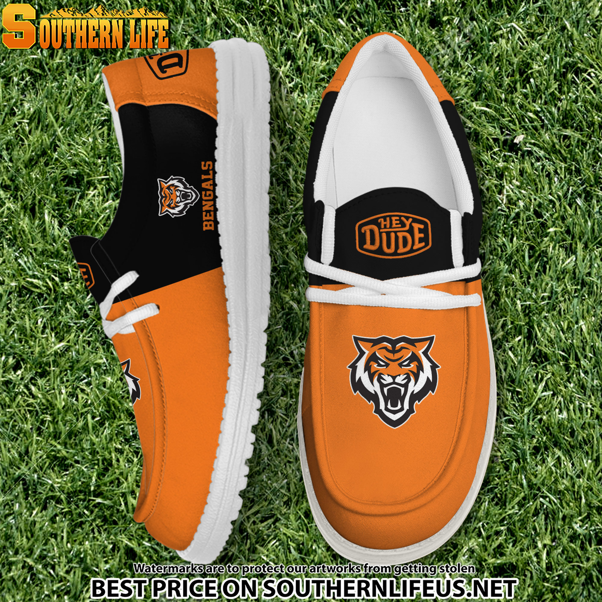 footwearelite idaho state bengals custom name hey dude shoes gignk