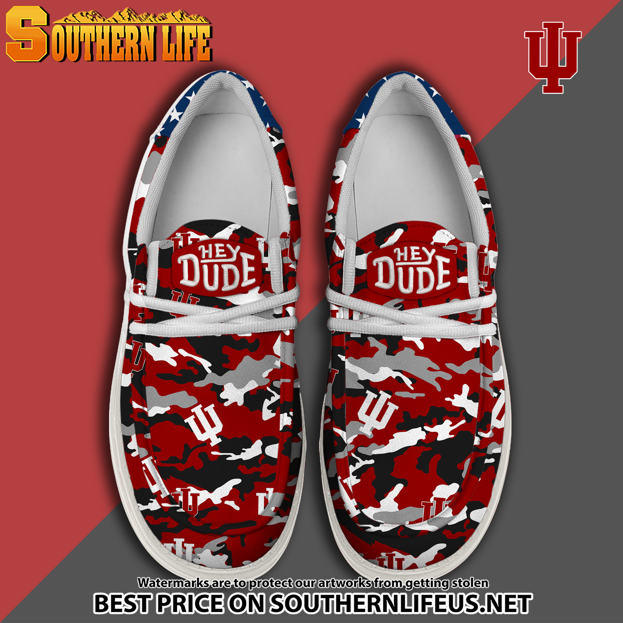 footwearelite indiana hoosiers custom name hey dude shoes qbt8u