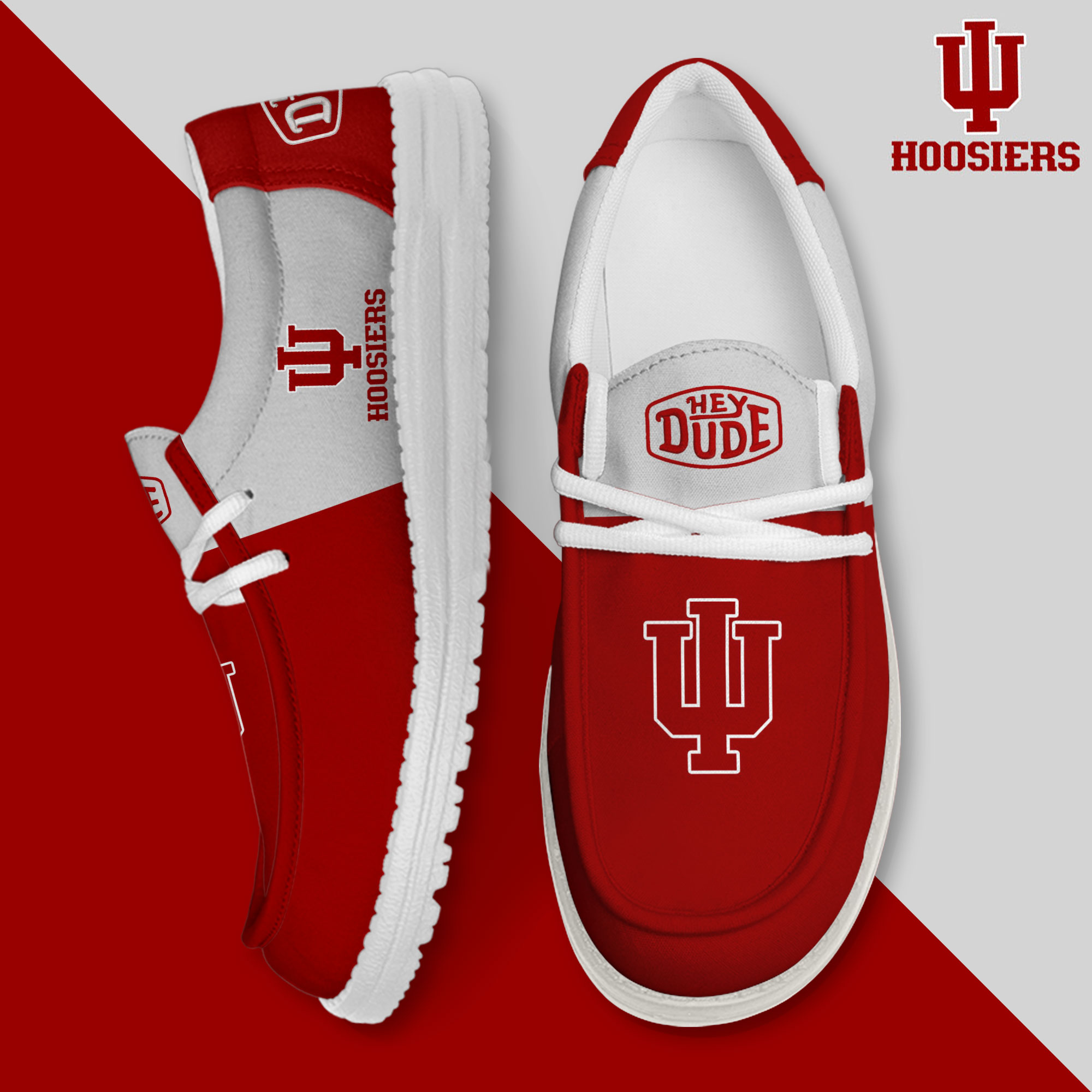 footwearelite indiana hoosiers custom name hey dude shoes vdgtu