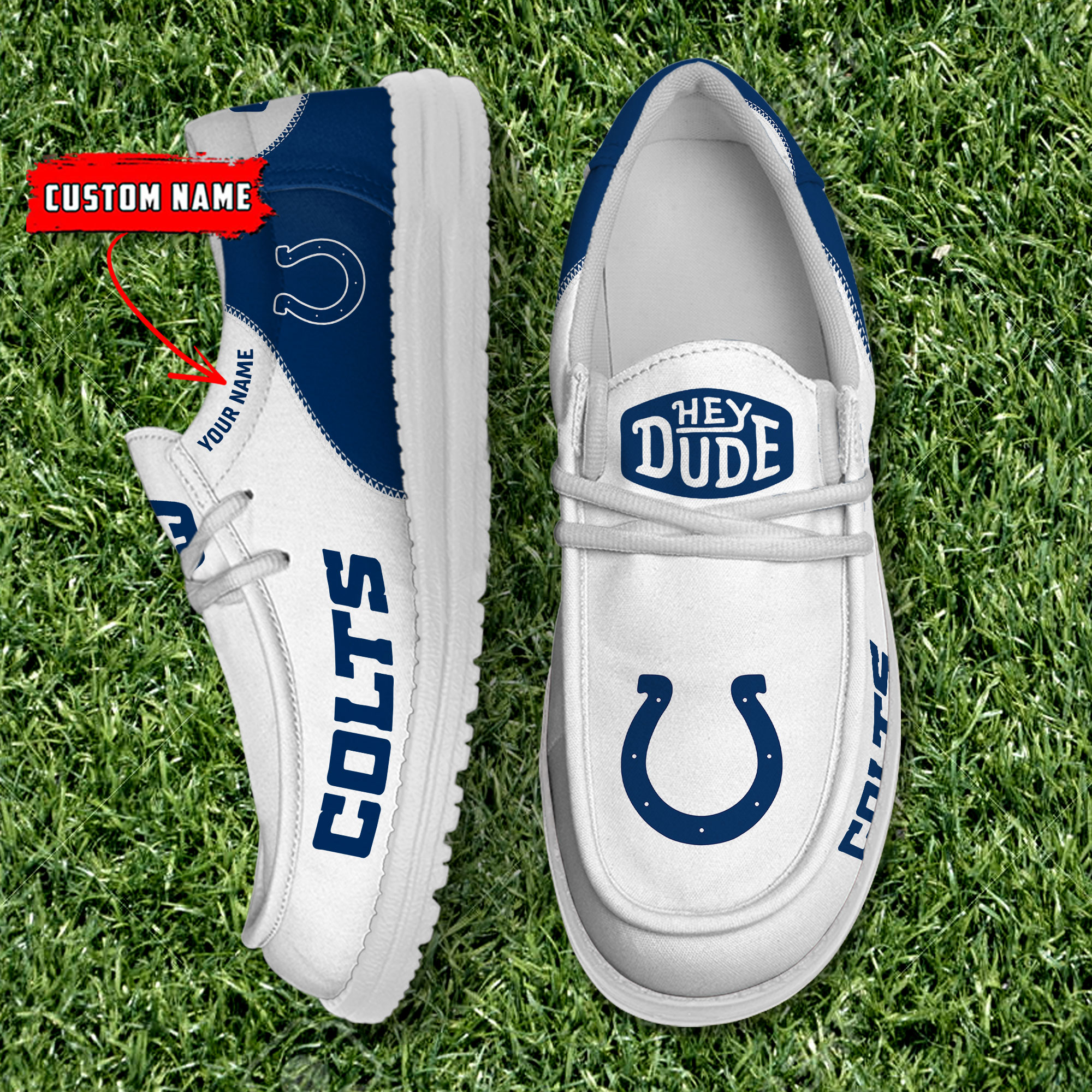 footwearelite indianapolis colts custom name hey dude shoes 7wygc