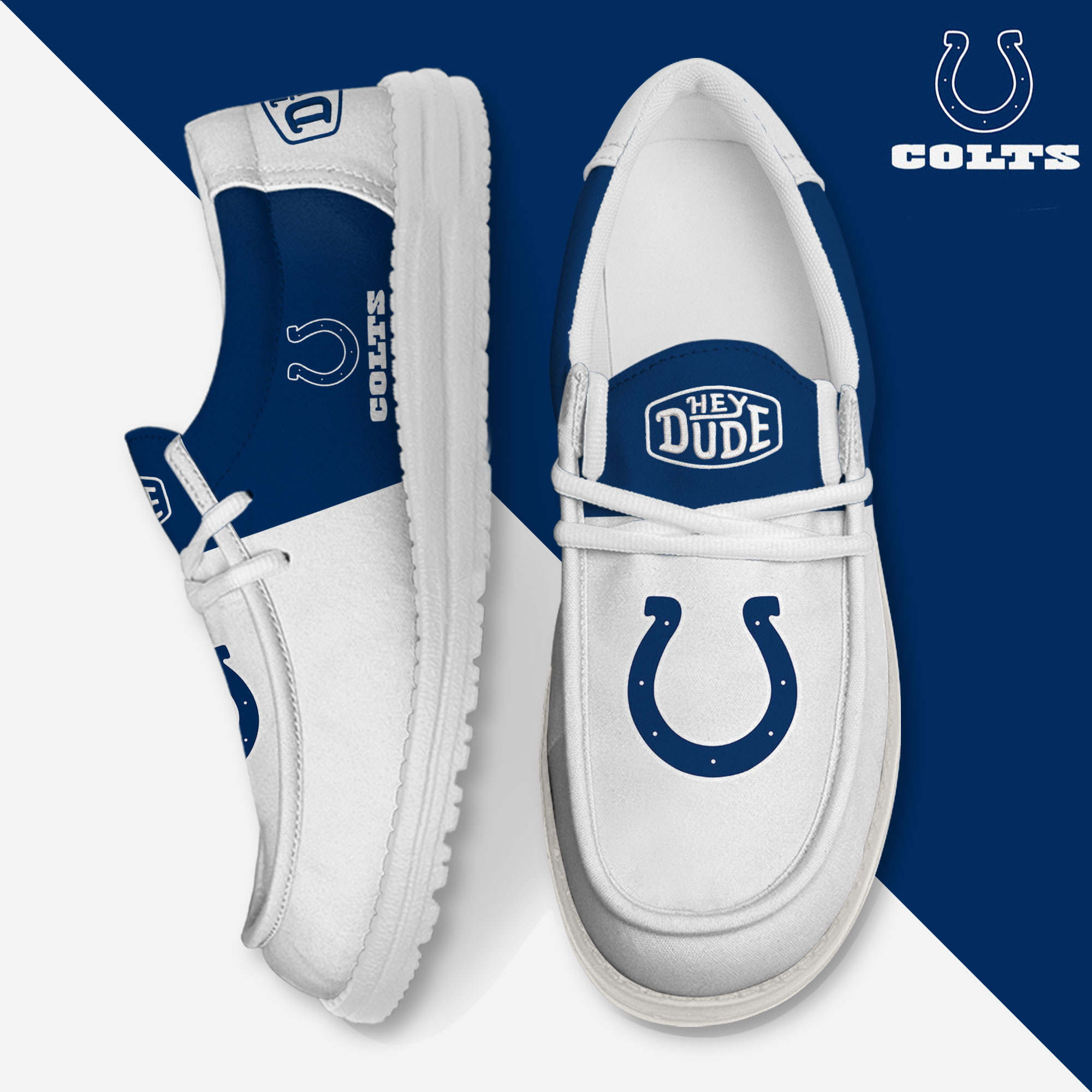 footwearelite indianapolis colts custom name hey dude shoes 8cp5k