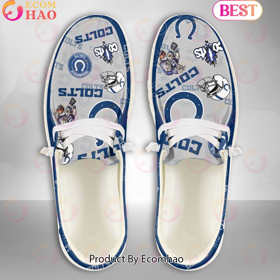 footwearelite indianapolis colts custom name hey dude shoes gioci