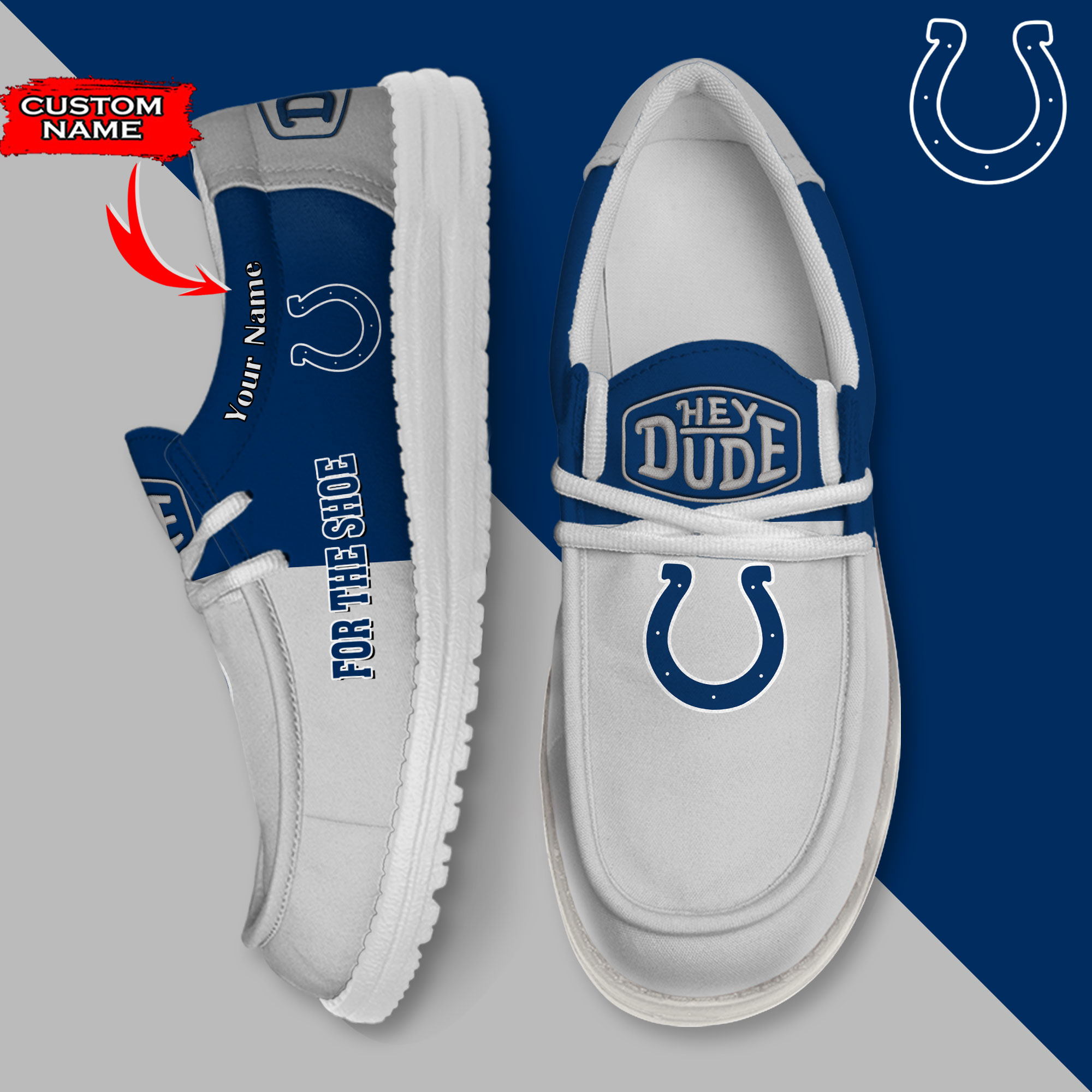 footwearelite indianapolis colts custom name hey dude shoes kng4k