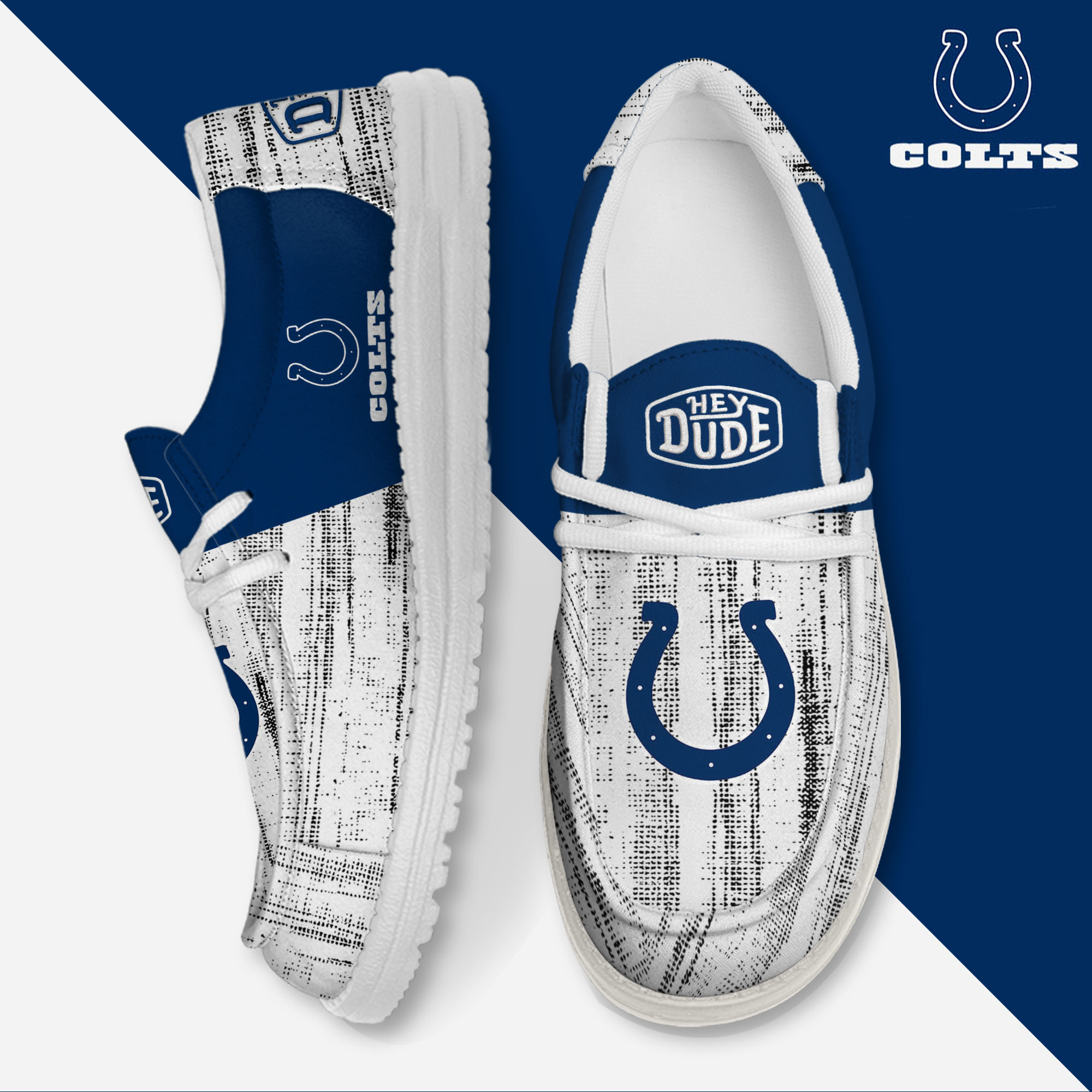 footwearelite indianapolis colts custom name hey dude shoes sumjc