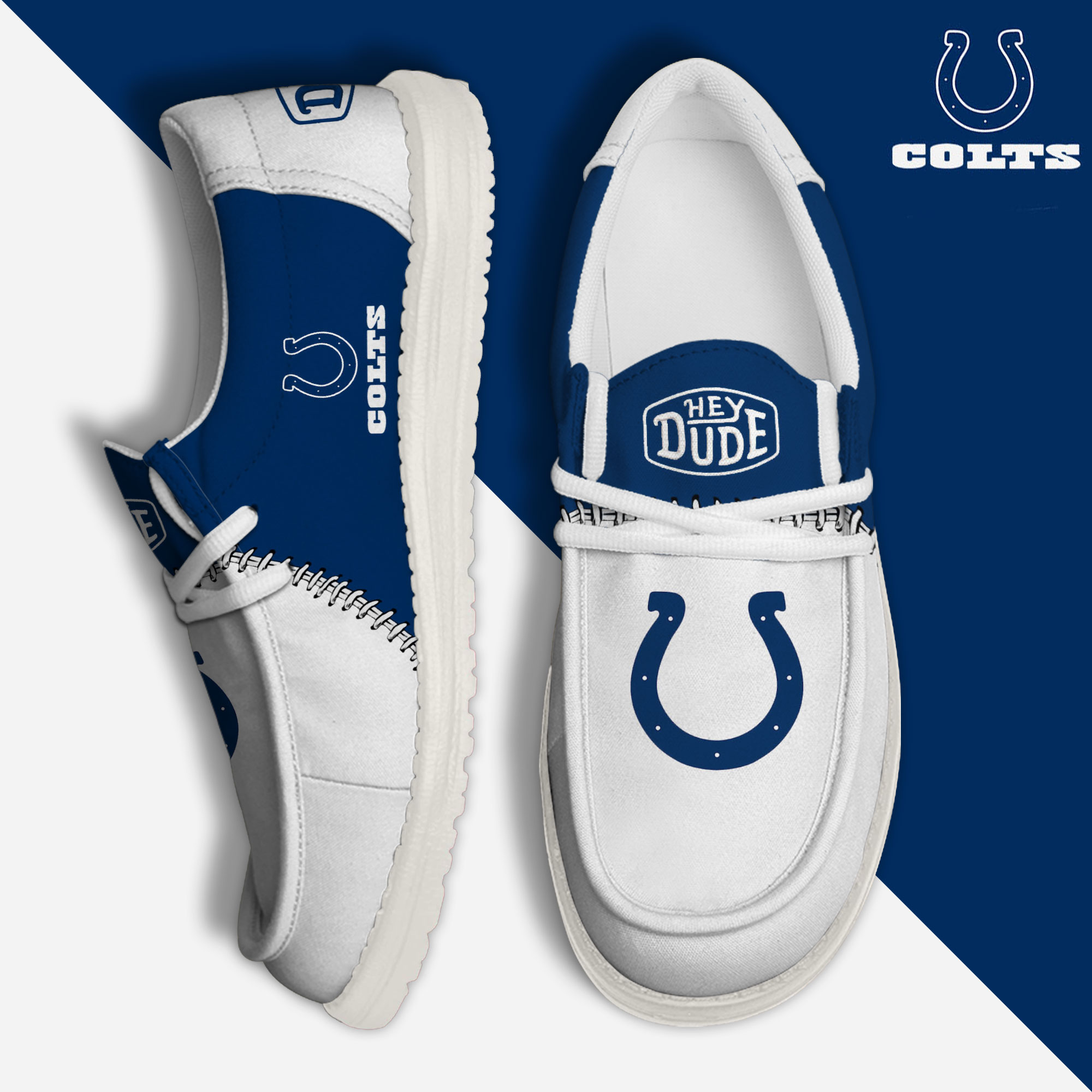 footwearelite indianapolis colts custom name hey dude shoes wvcmm