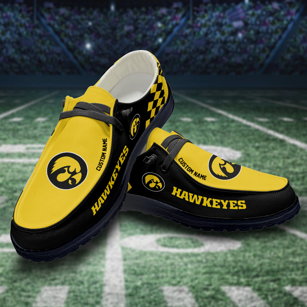 footwearelite iowa hawkeyes custom name hey dude shoes 5mayq