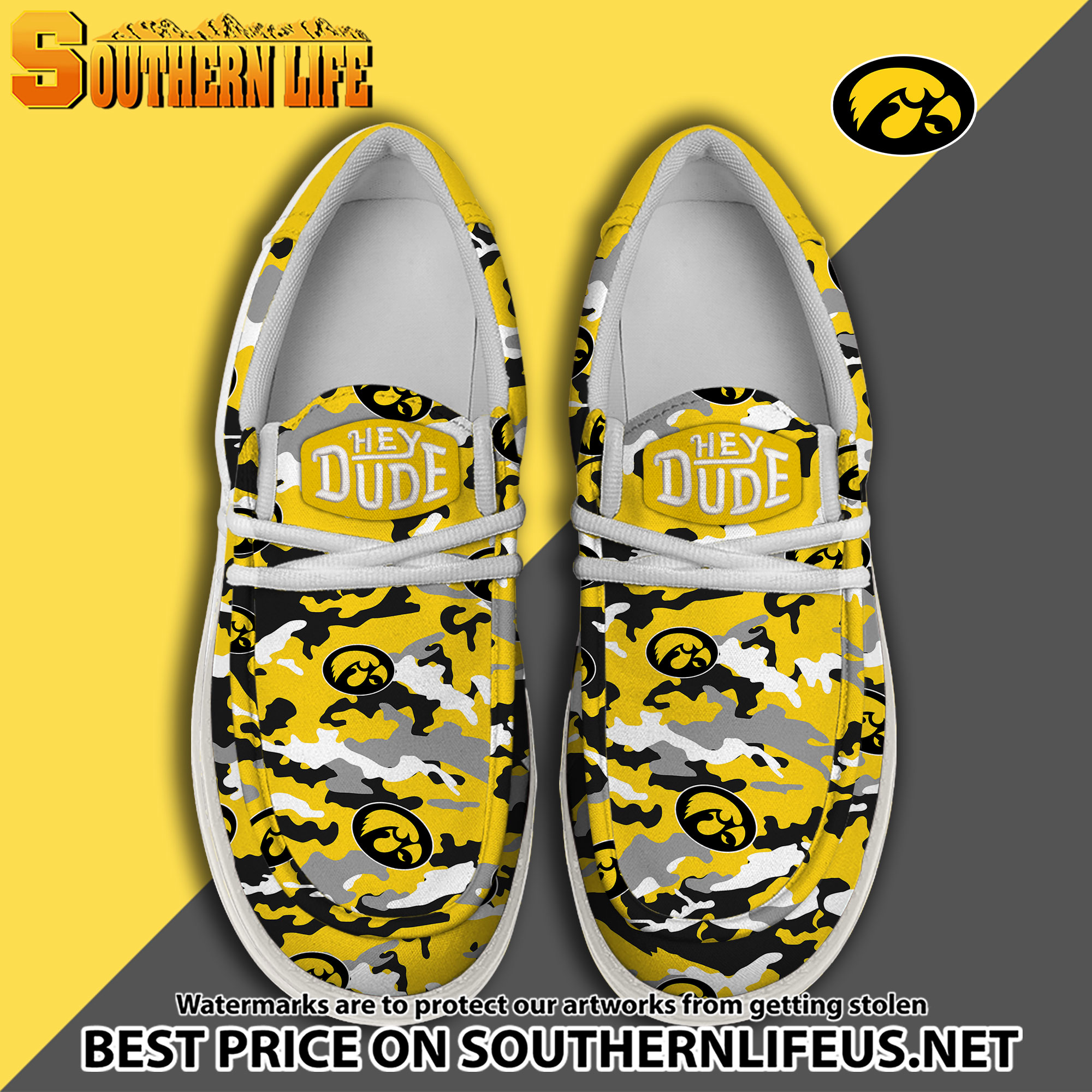 footwearelite iowa hawkeyes custom name hey dude shoes nhpz7