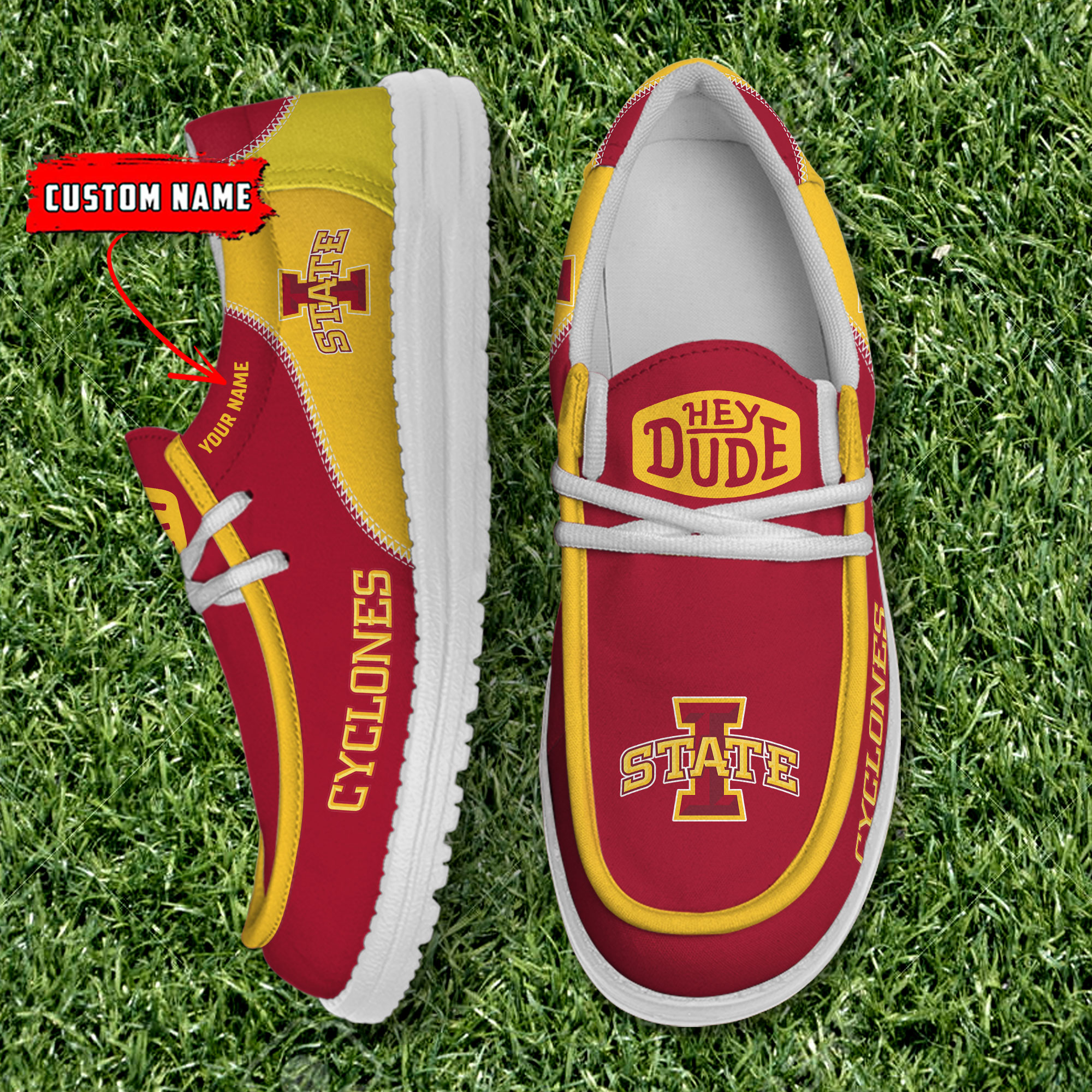 footwearelite iowa state cyclones custom name hey dude shoes dbsze