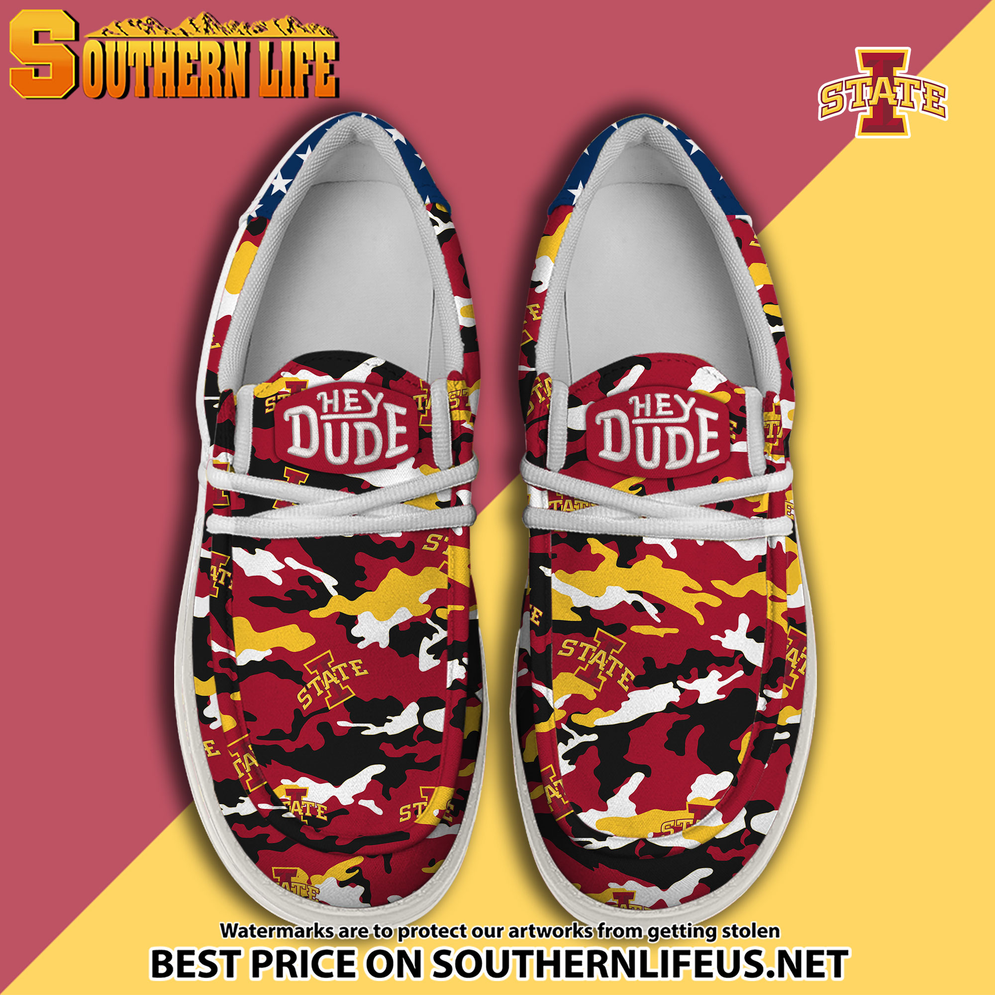 footwearelite iowa state cyclones custom name hey dude shoes eeehi