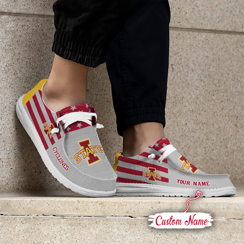 footwearelite iowa state cyclones custom name hey dude shoes gp1g3