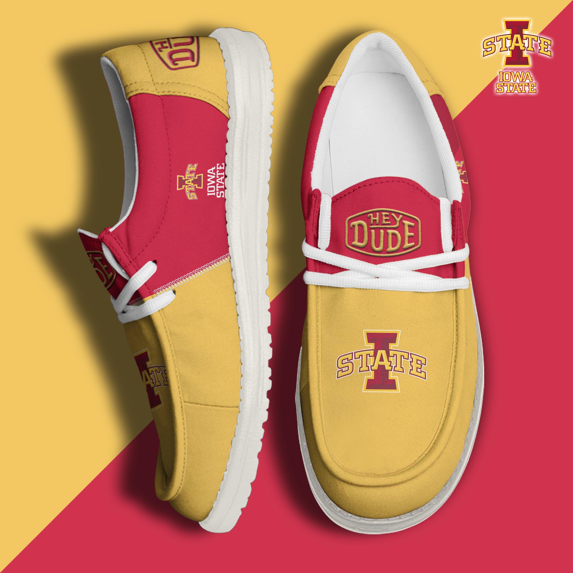 footwearelite iowa state cyclones custom name hey dude shoes hywpj