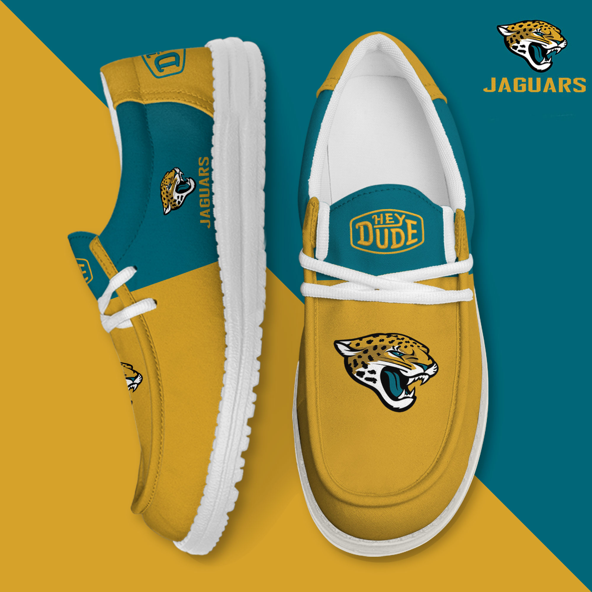 footwearelite jacksonville jaguars custom name hey dude shoes kx1sc