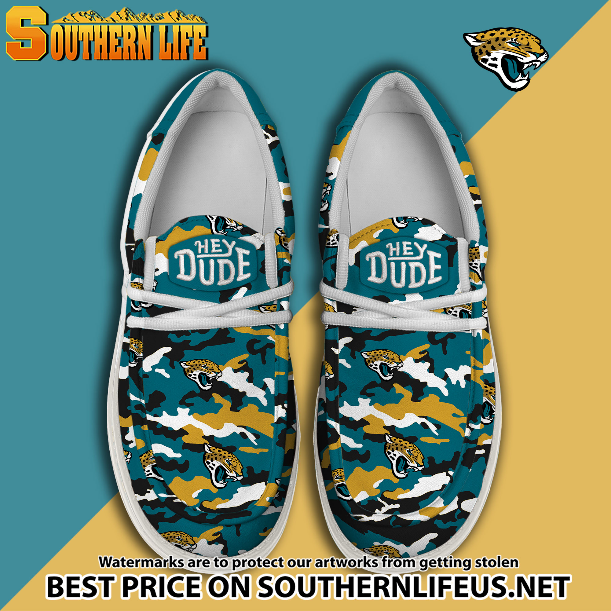 footwearelite jacksonville jaguars custom name hey dude shoes pfy2k